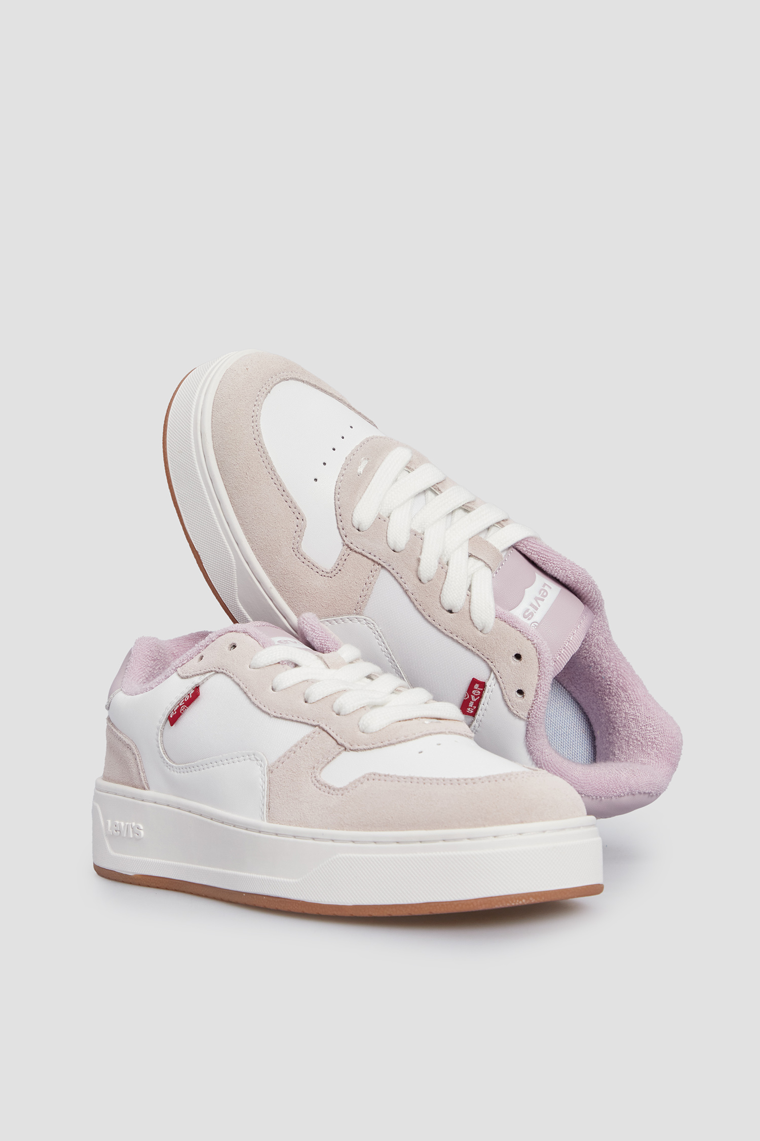 Женские белые сникерсы Levi’s® 235201;1720.351