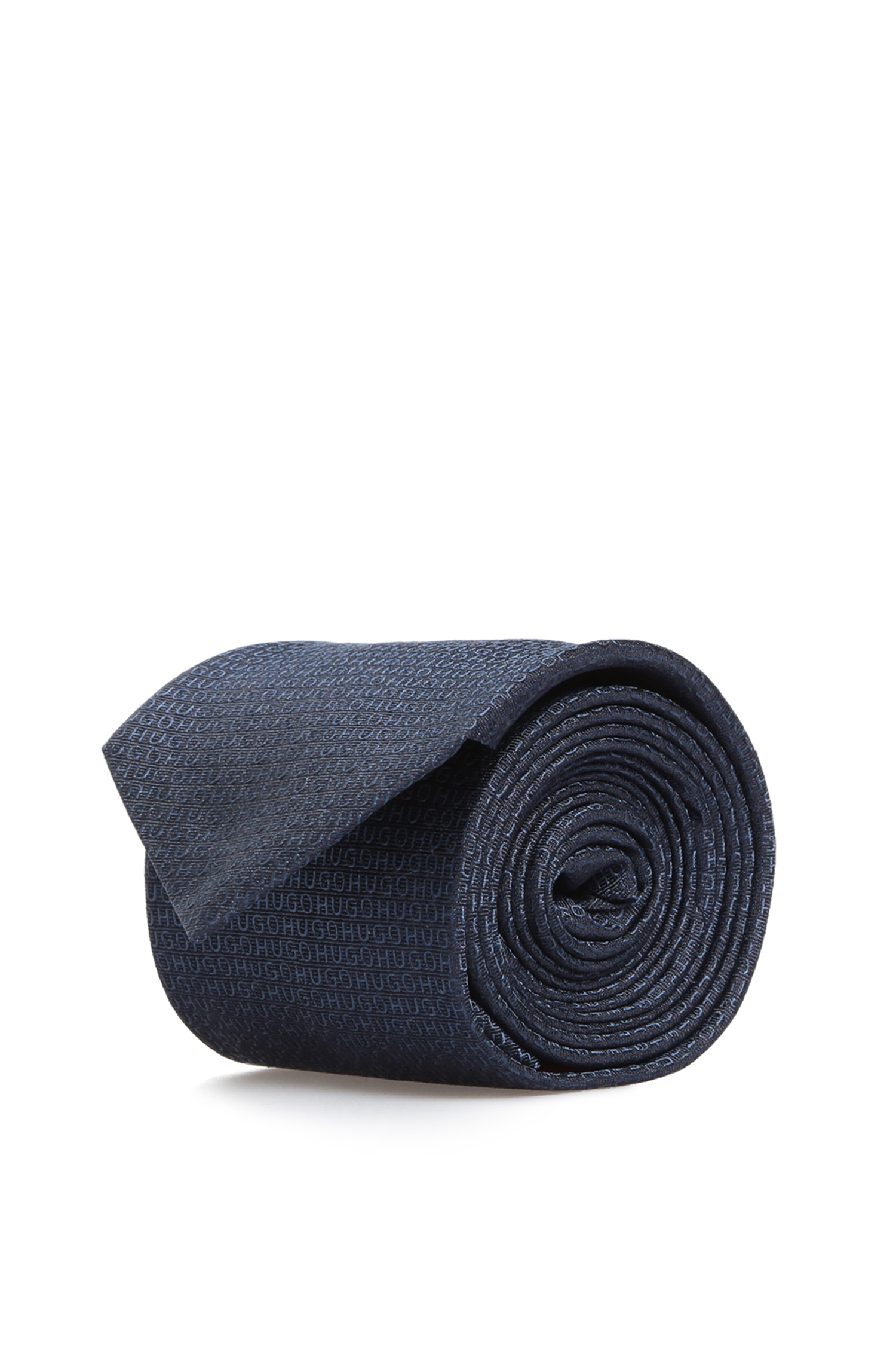 Мужской темно-синий галстук HUGO 50405963;405