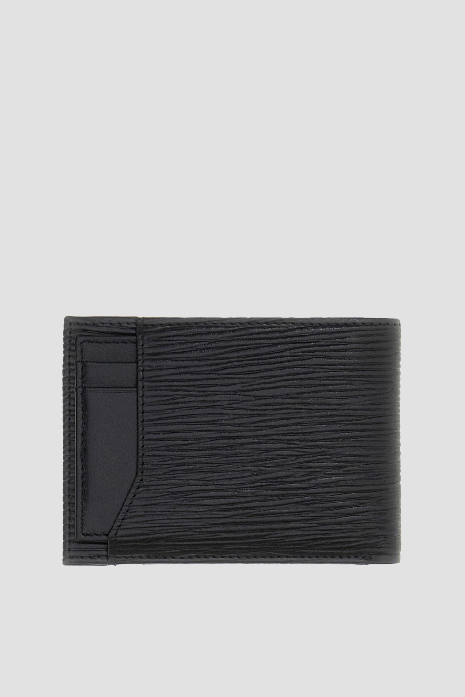 Чоловічий чорний шкіряний гаманець Guess SMMIPR.LEA92;BLA