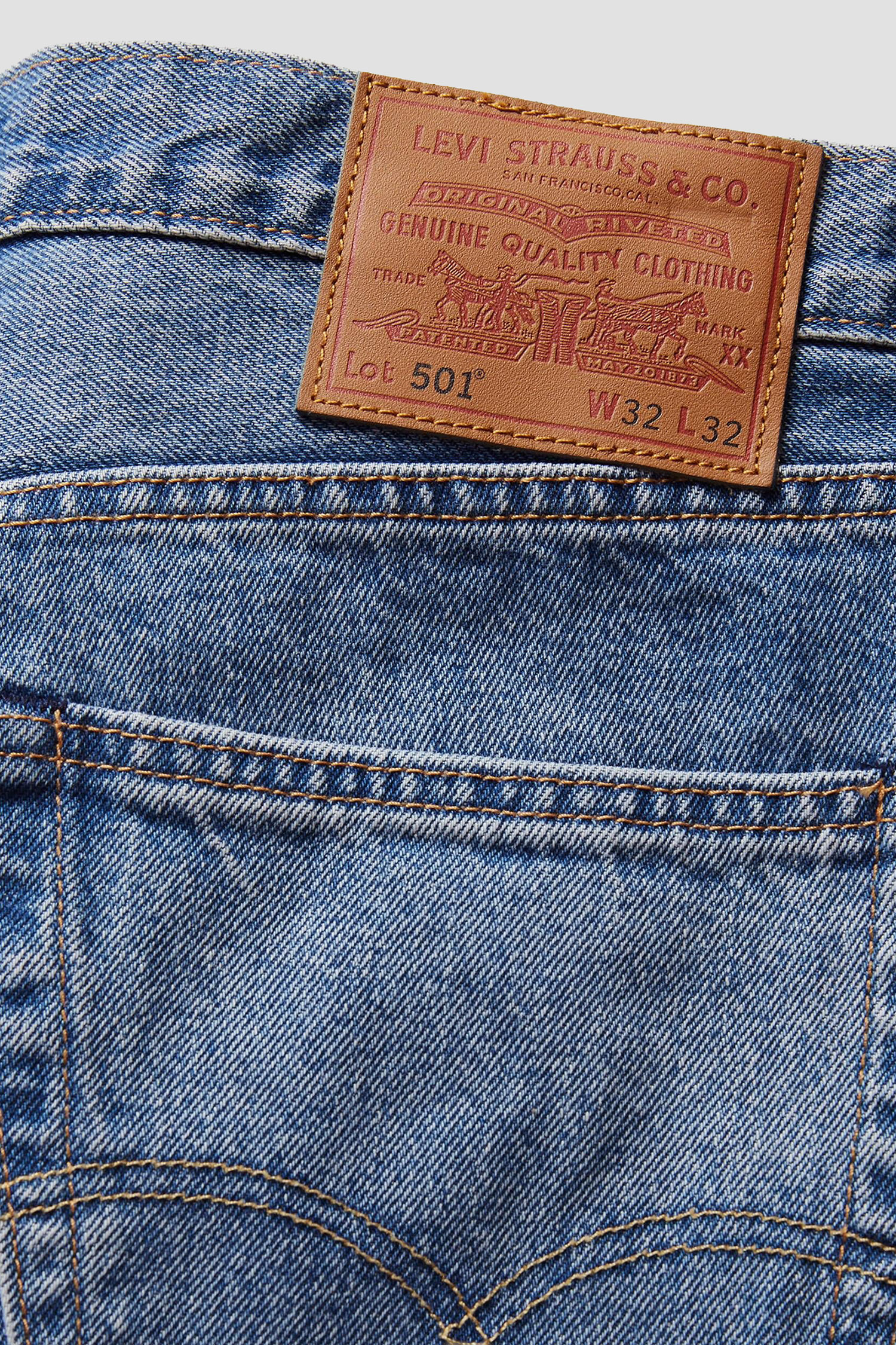Чоловічі сині джинси 501® Levi’s® 00501;3504