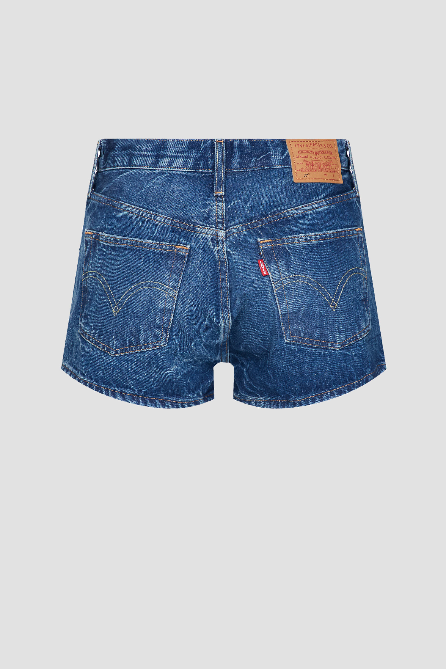Женские синие джинсовые шорты 501® Original Fit High Rise Levi’s® 56327;0312