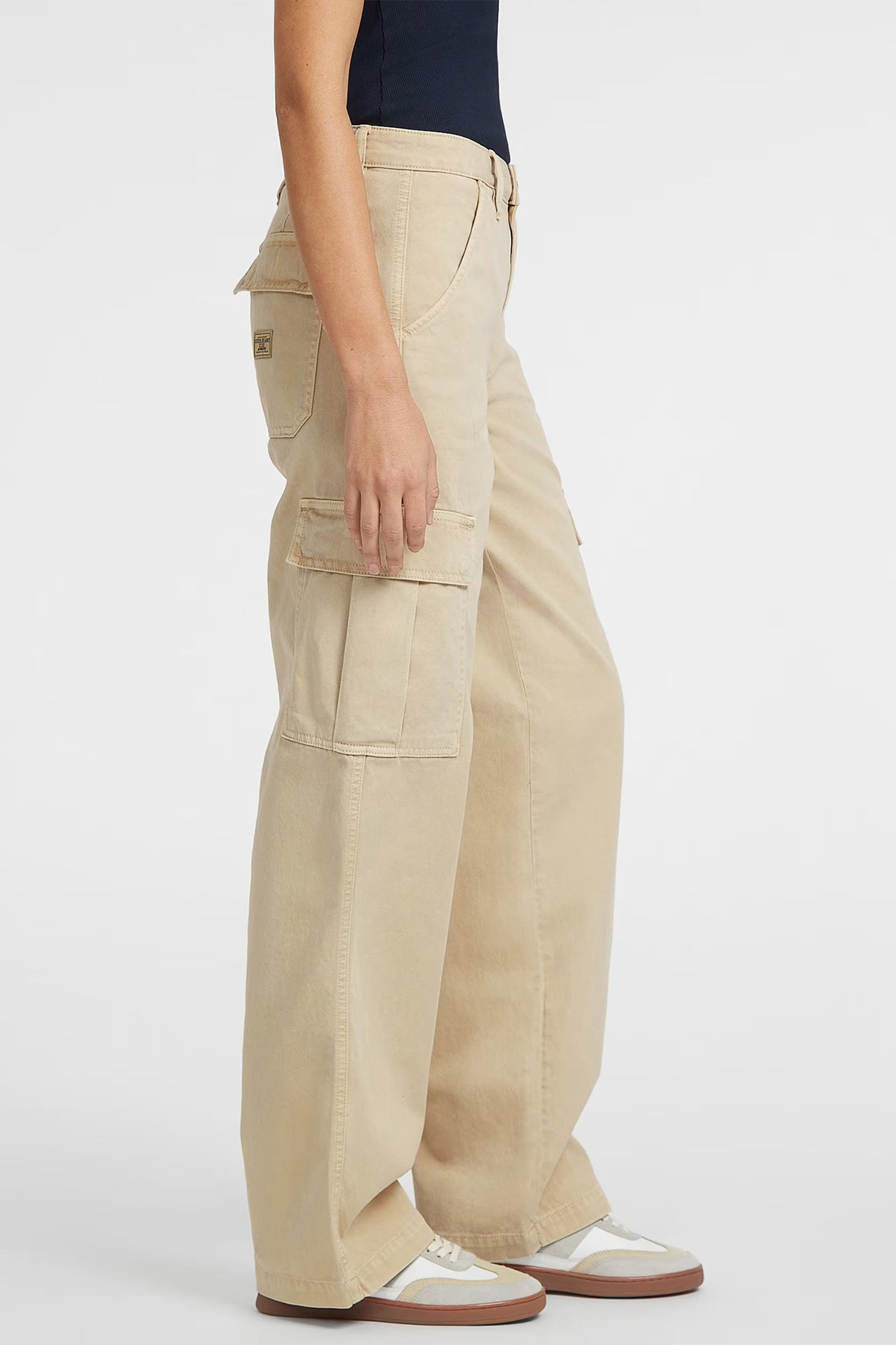 Женские бежевые карго Guess Jeans W4YB61.WGCV1;A117