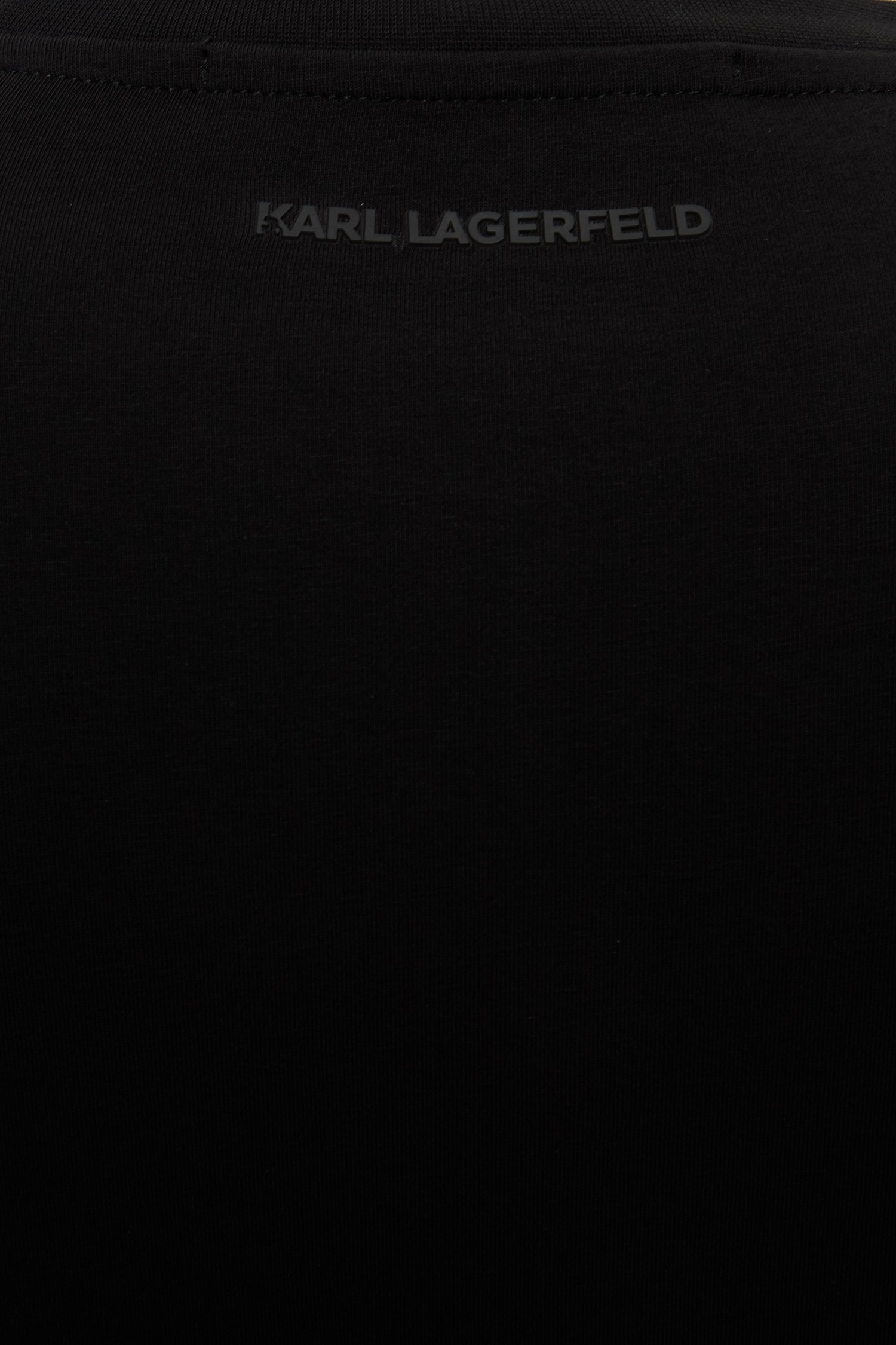 Мужская черная футболка Karl Lagerfeld 552235.755058;990