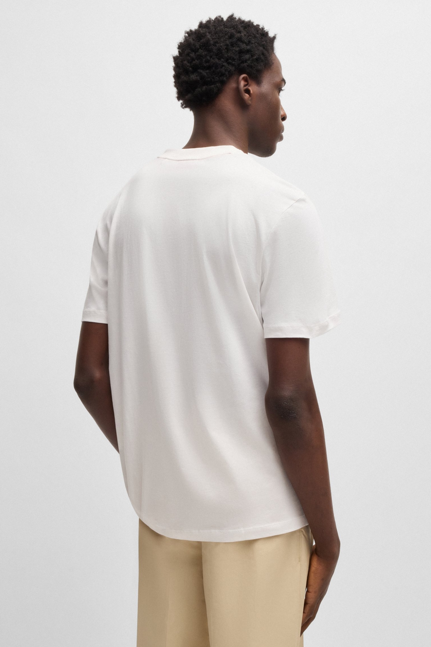 Мужская белая футболка HUGO 50534934;102