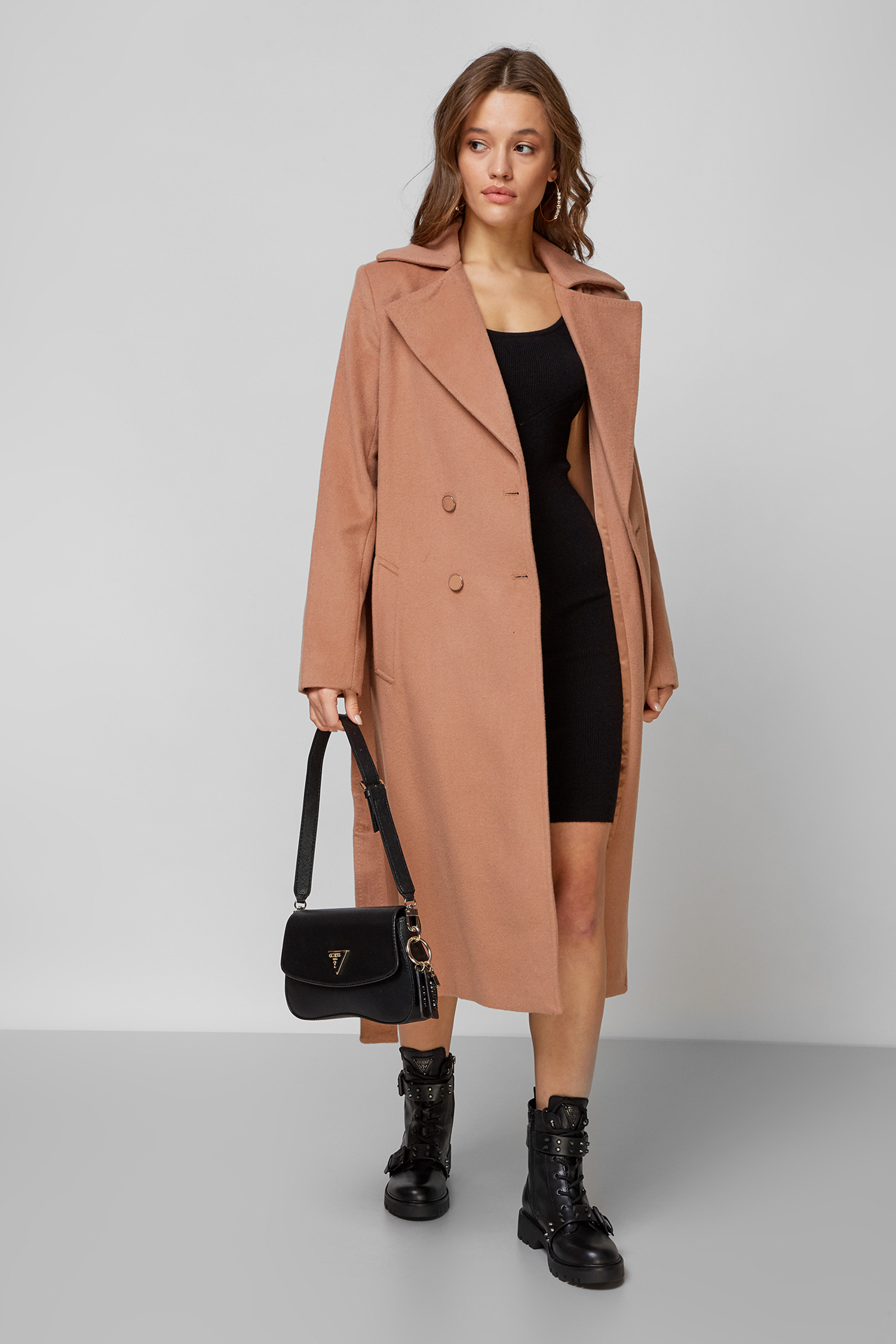 Женское черное платье Guess W1BK29.Z2V40;JBLK