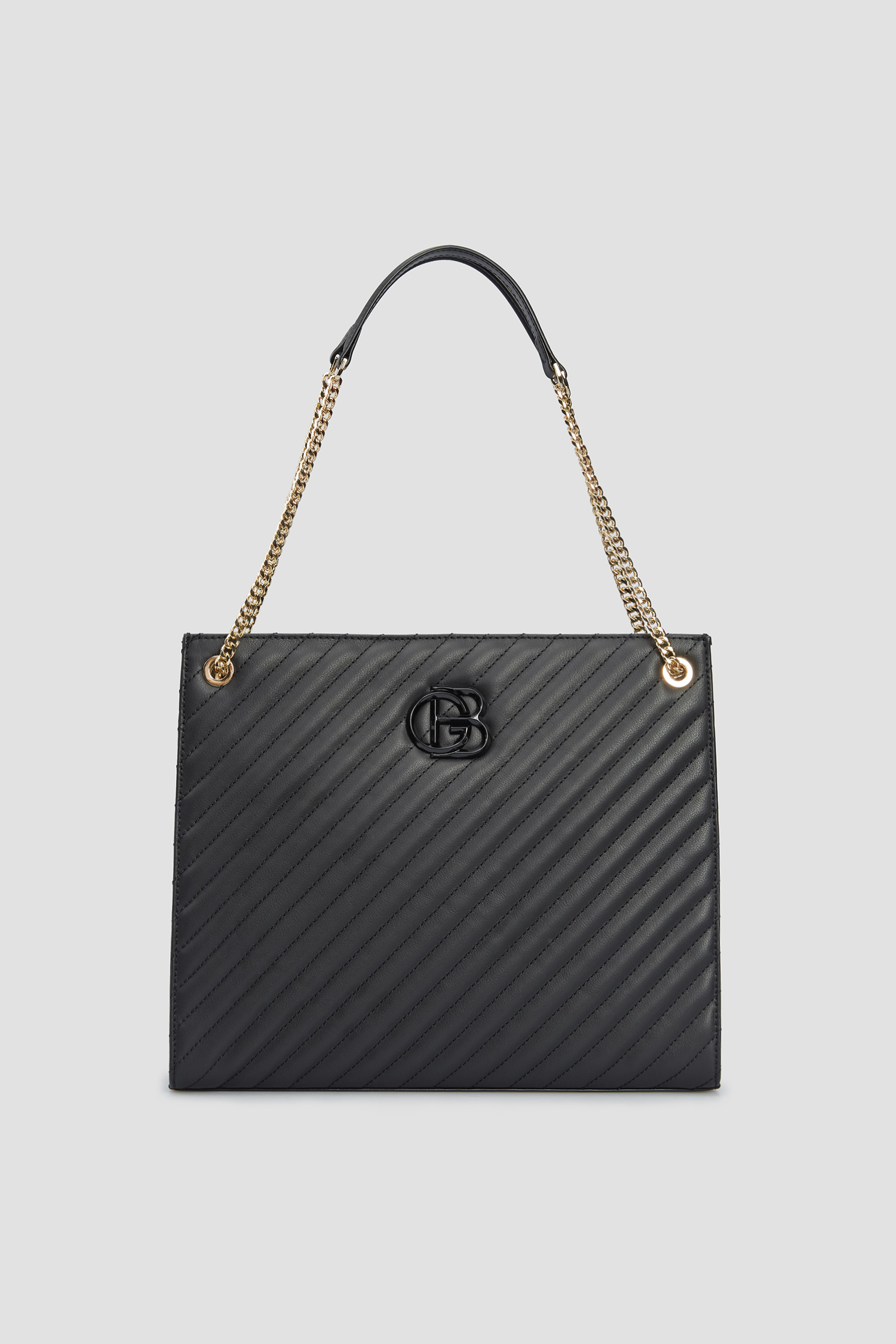 Жіноча чорна шкіряна сумка Baldinini G3BPWG6E0052;999