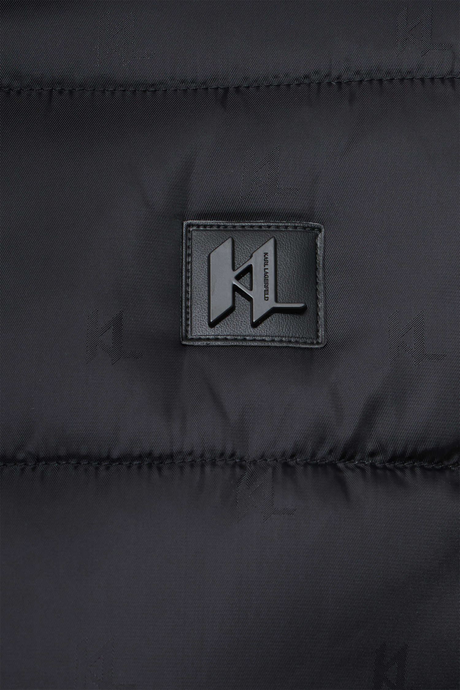 Чоловічий чорний жилет з візерунком Karl Lagerfeld 563592.505022;990