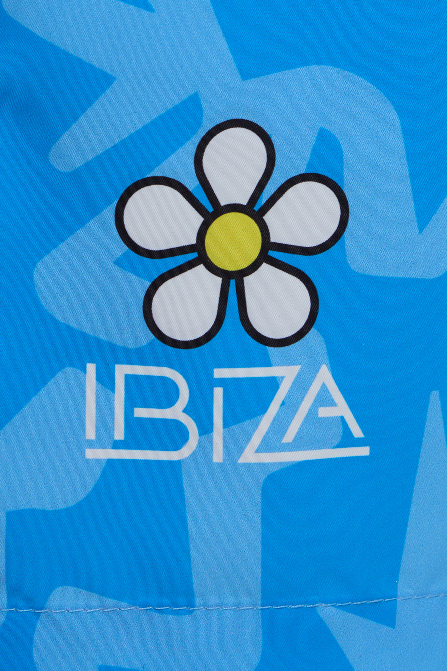 Мужские синие плавательные шорты с узором IBIZA Шорти-5;МонГр.Гол