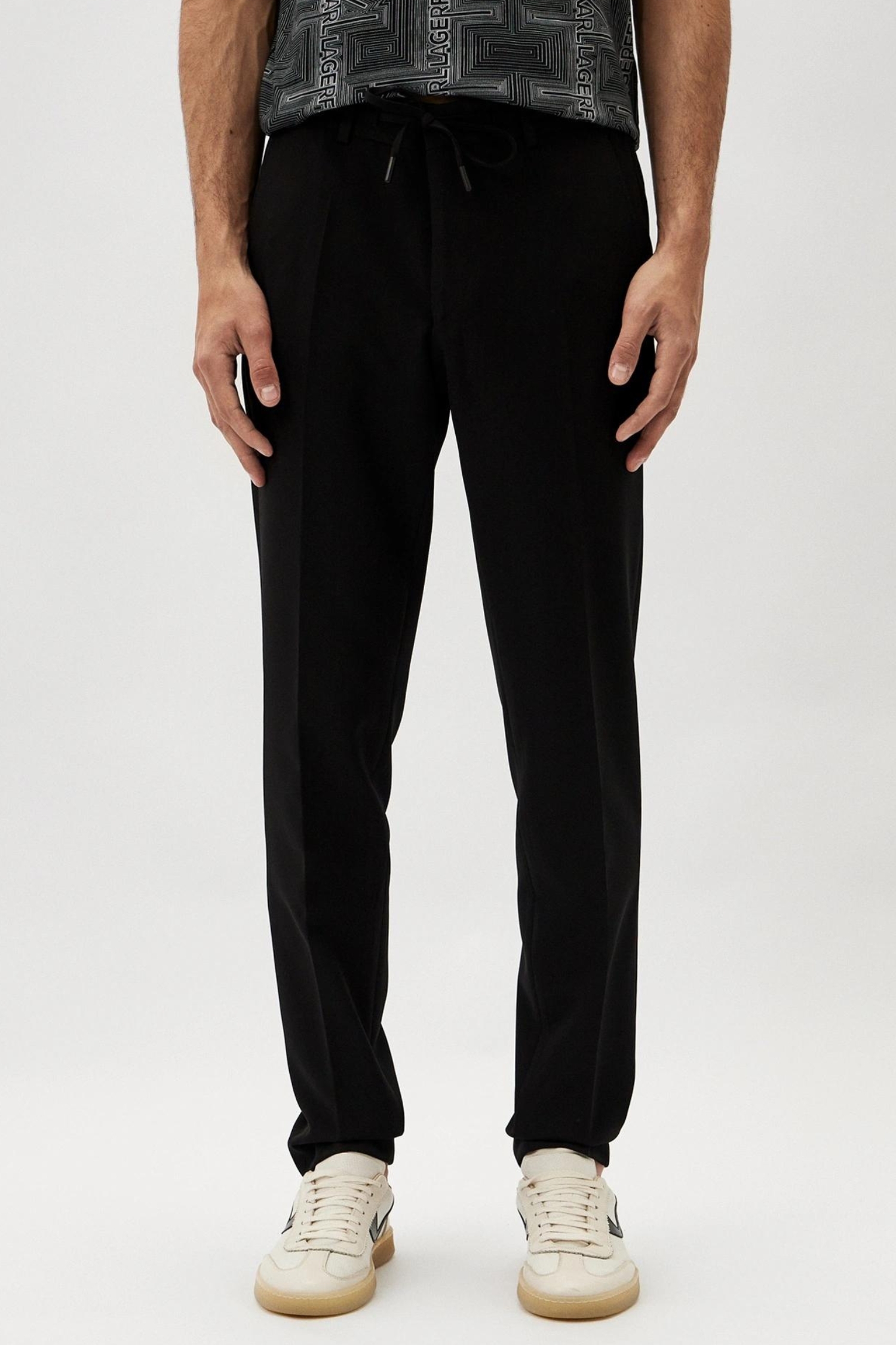 Мужские черные брюки Karl Lagerfeld 543002.255056;990