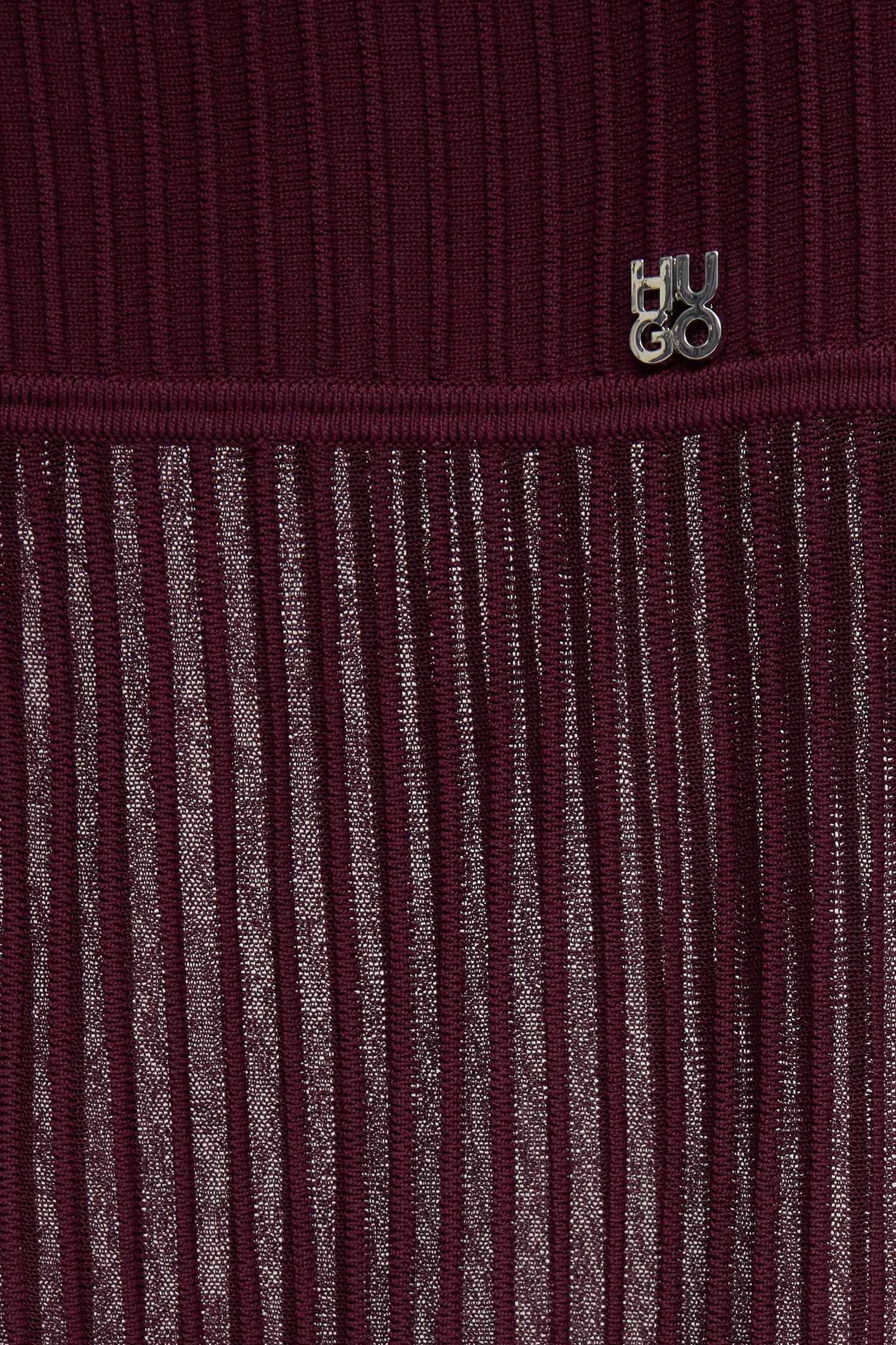 Жіноча бордова сукня HUGO 50556459;506