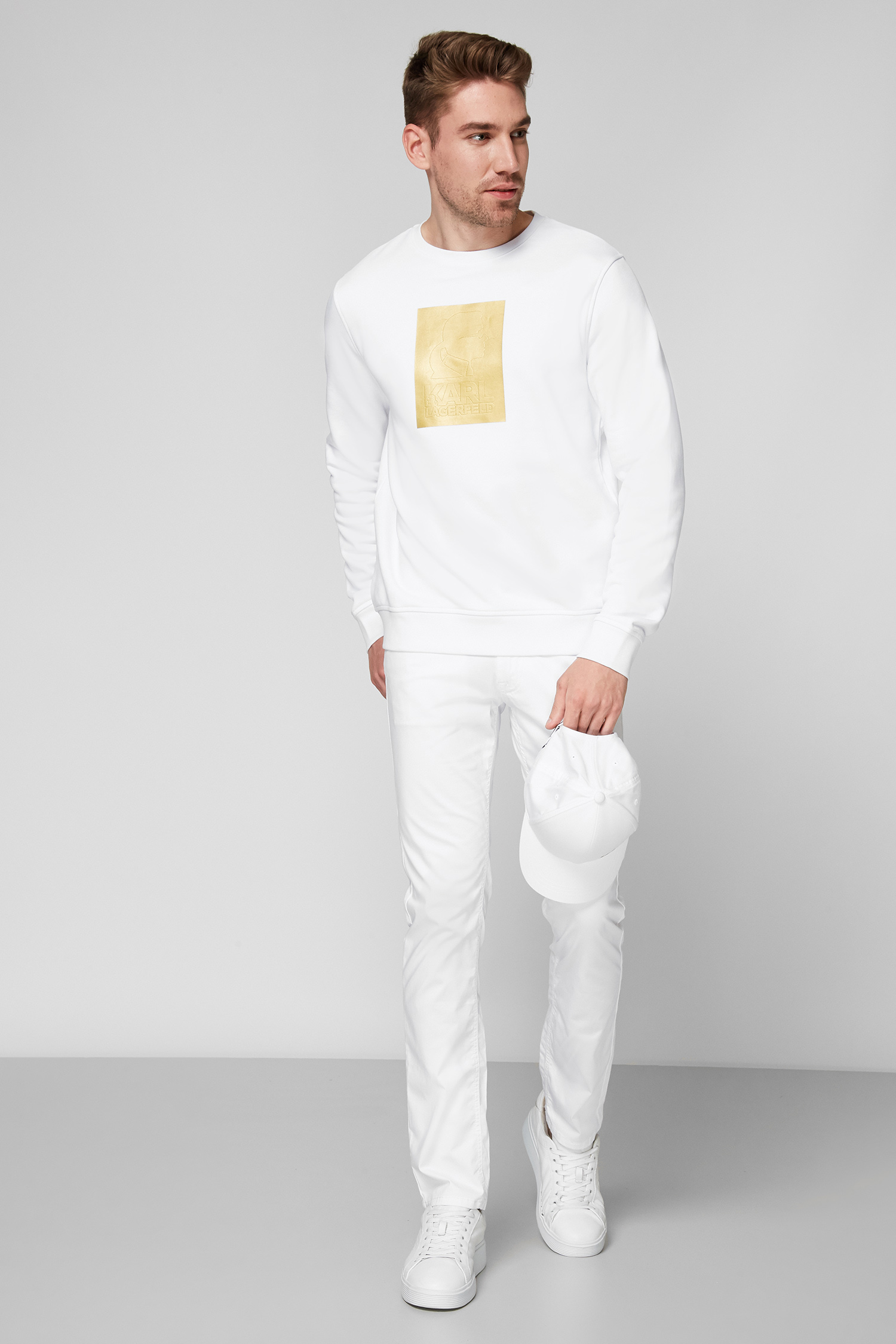 Чоловічий білий світшот Karl Lagerfeld 511900.705081;10