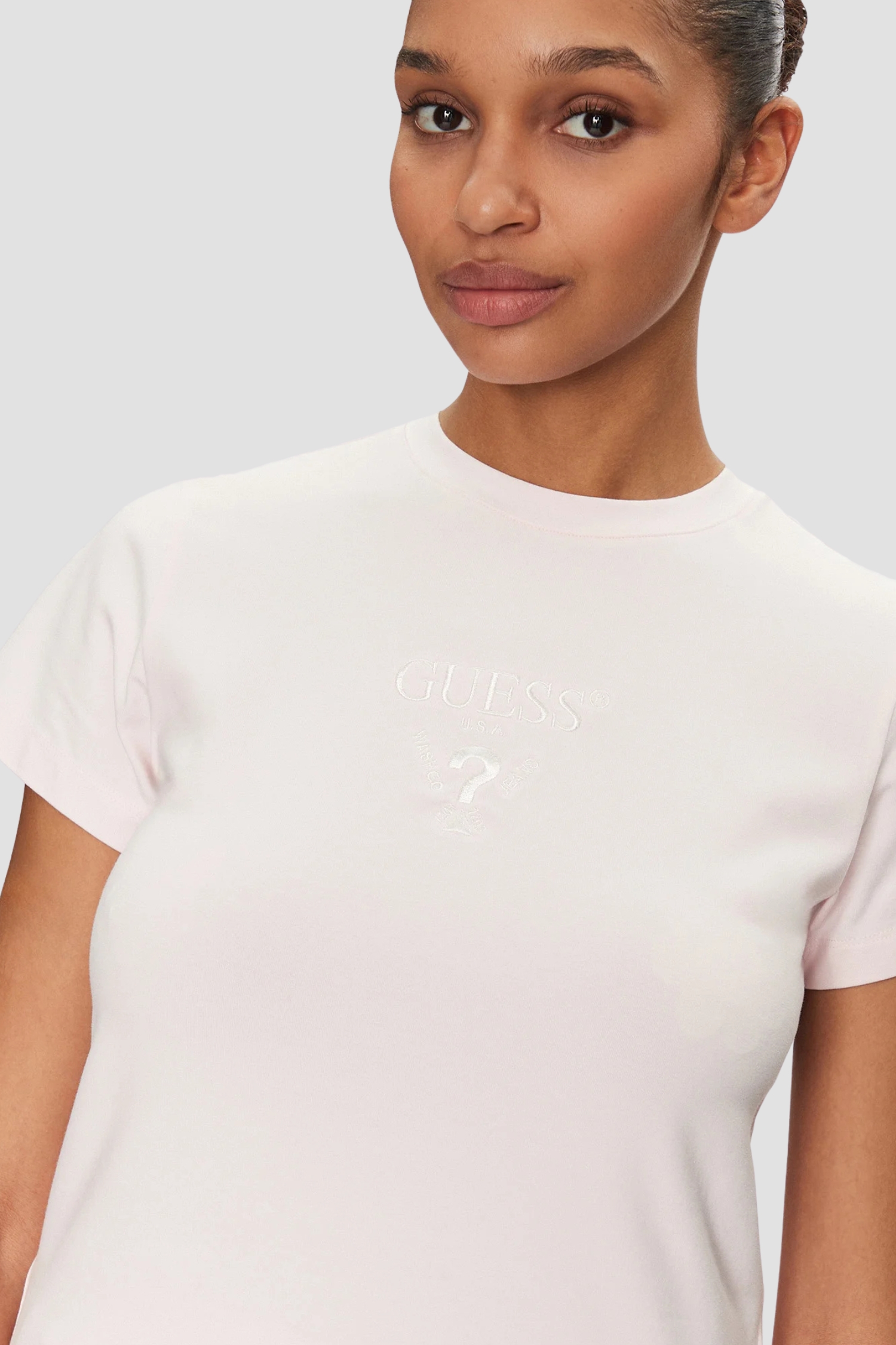 Жіноча рожева футболка Guess V4YI21.KCDH1;G644