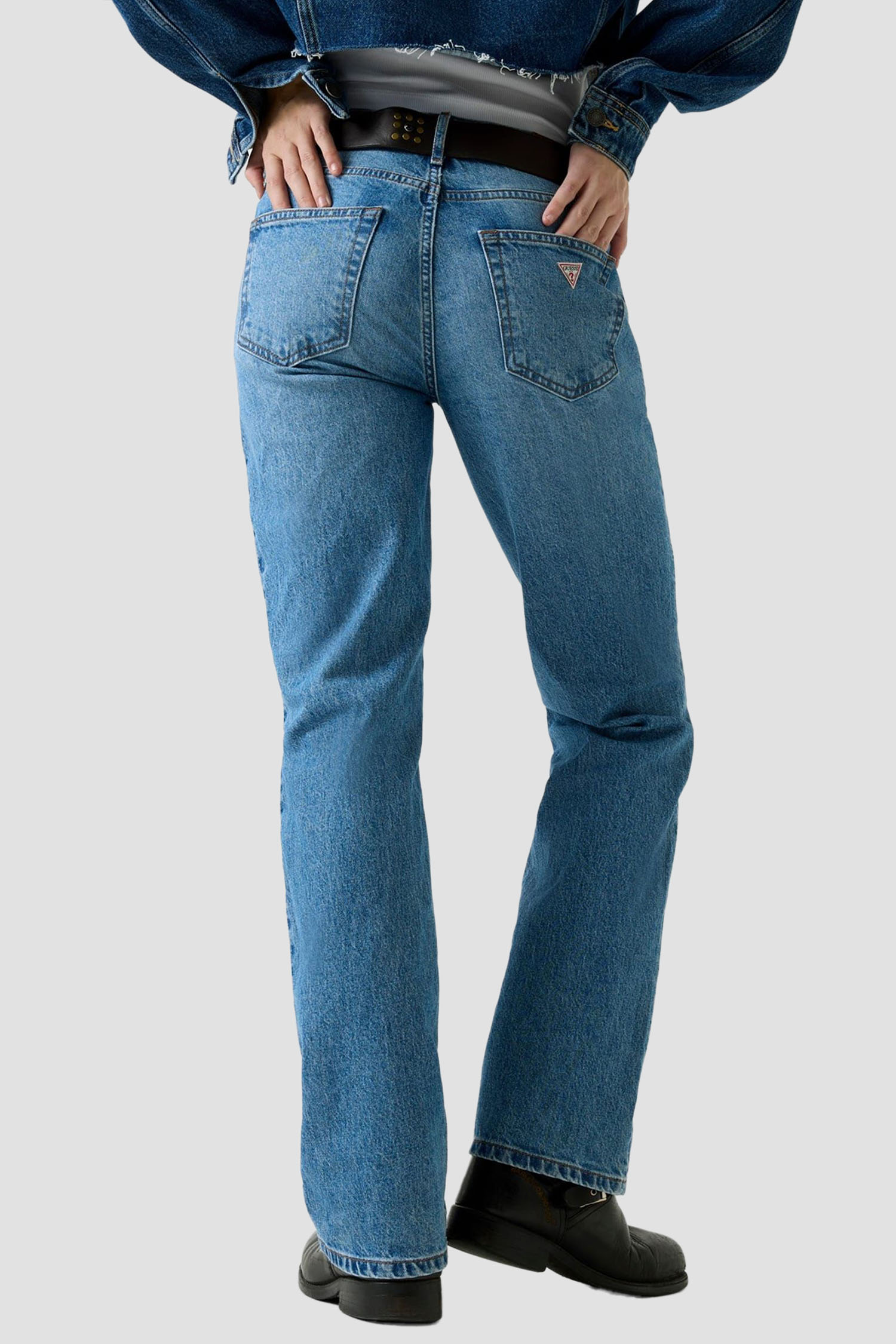 Женские голубые джинсы Guess Jeans W5YA98.D6332;INLV