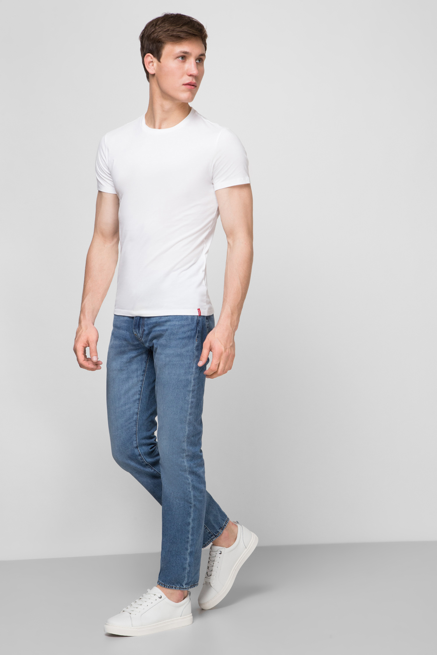 Чоловічі білі футболки (2 шт) Slim Fit Levi’s® 79541;0000