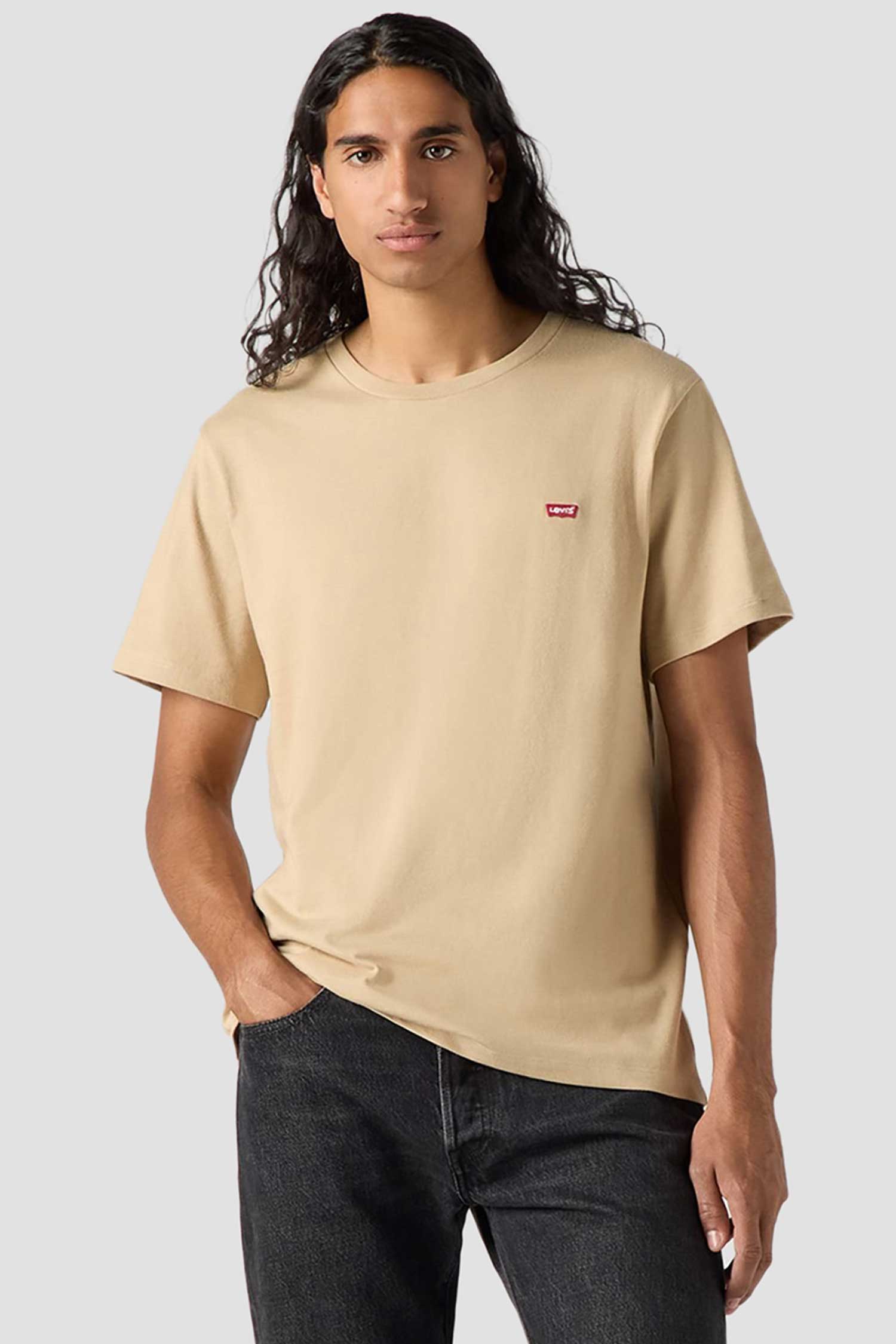 Мужская бежевая футболка Levi’s® 56605;0261