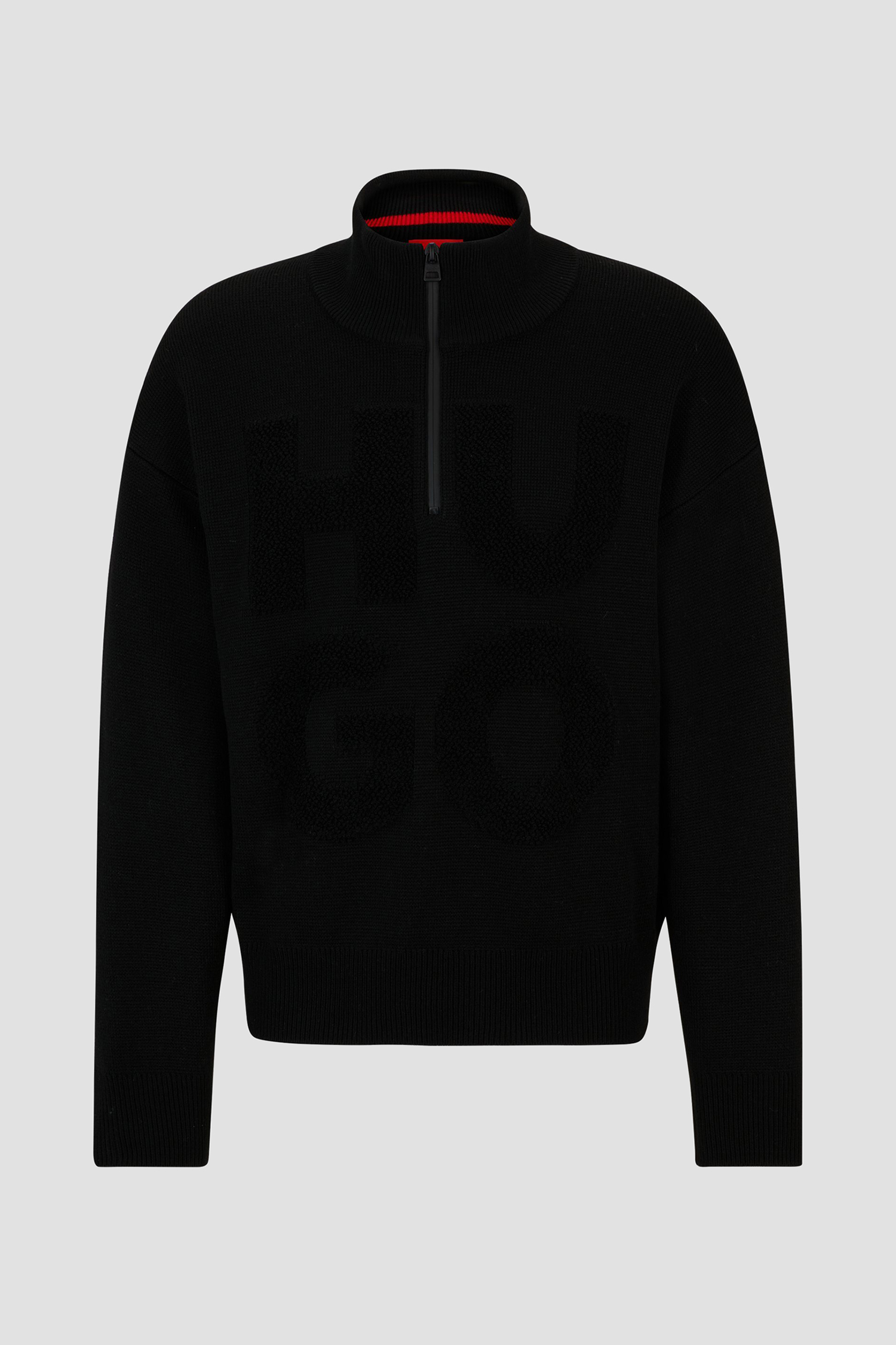 Мужская черная шерстяная кофта HUGO 50500021;001