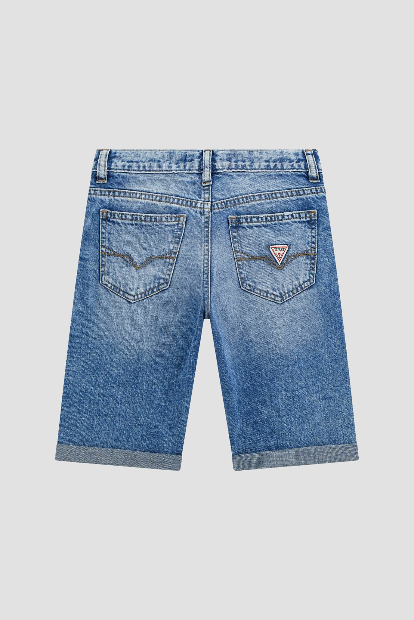 Детские синие джинсовые шорты Guess Kids L5GD00.D41E0;LNWL