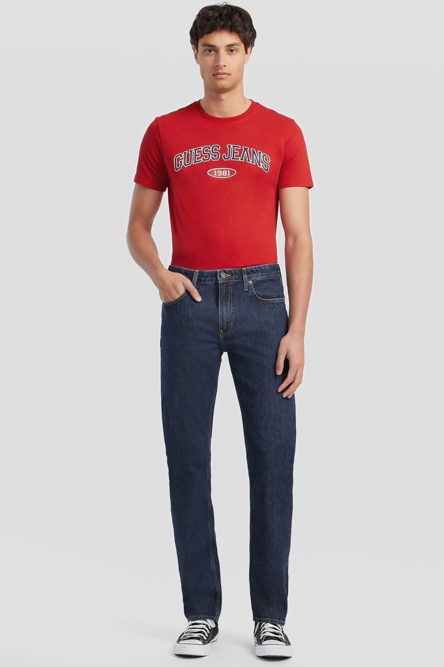 Мужские темно-синие джинсы Guess Jeans M4YA1B.D5DO3;GAD1