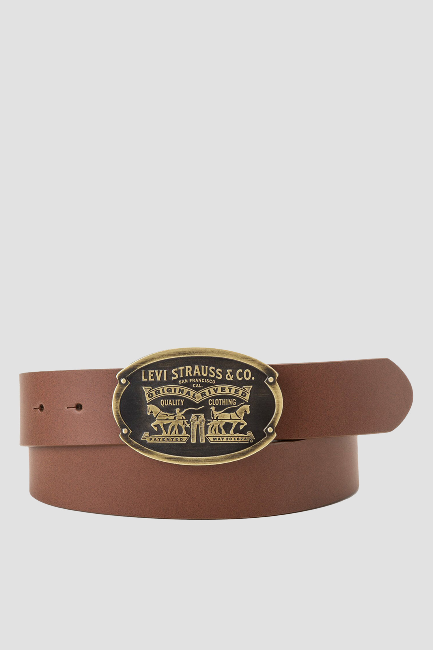 Коричневий шкіряний ремінь Levi’s® 232450;3.27