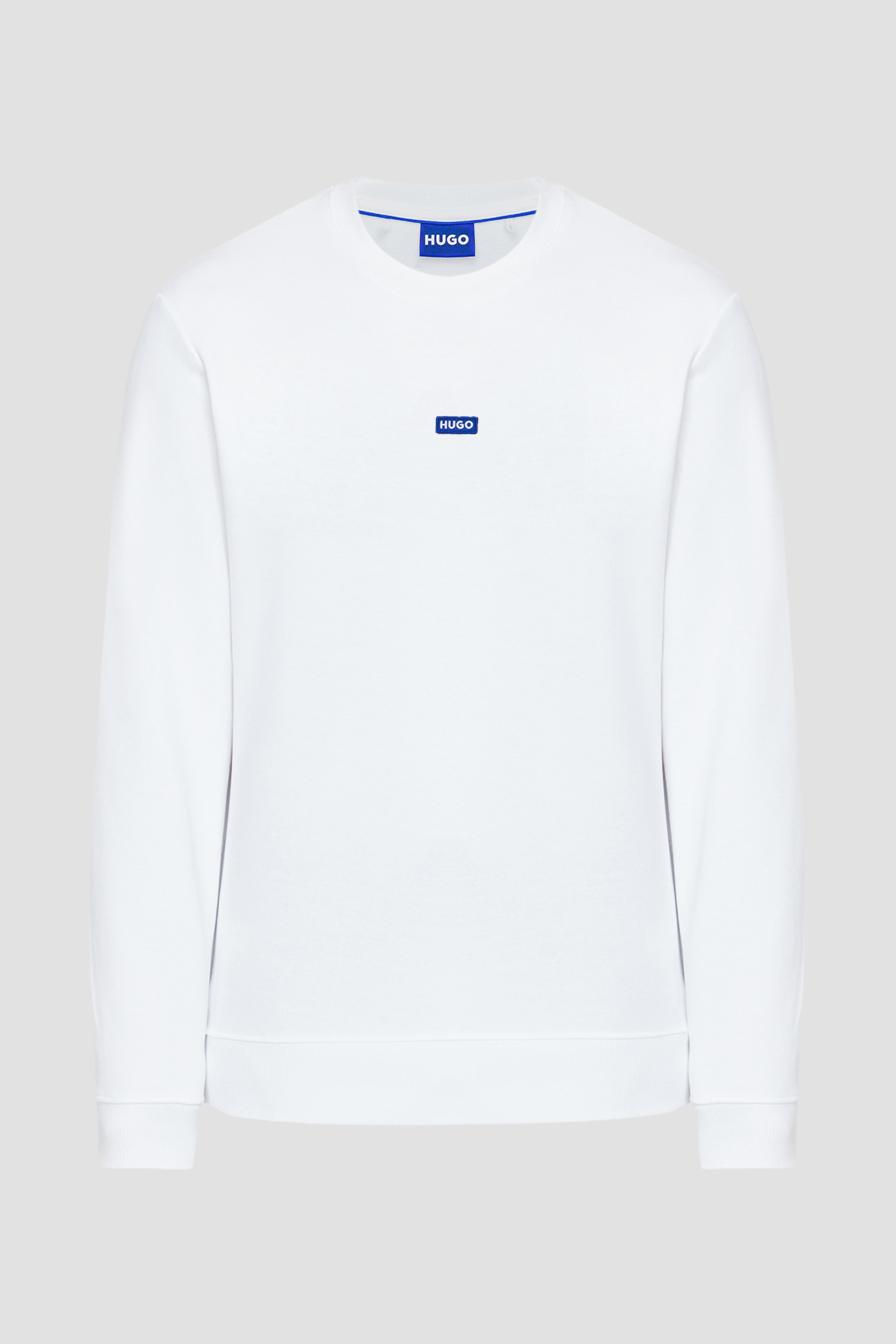 Мужской белый свитшот HUGO BLUE 50522359;100