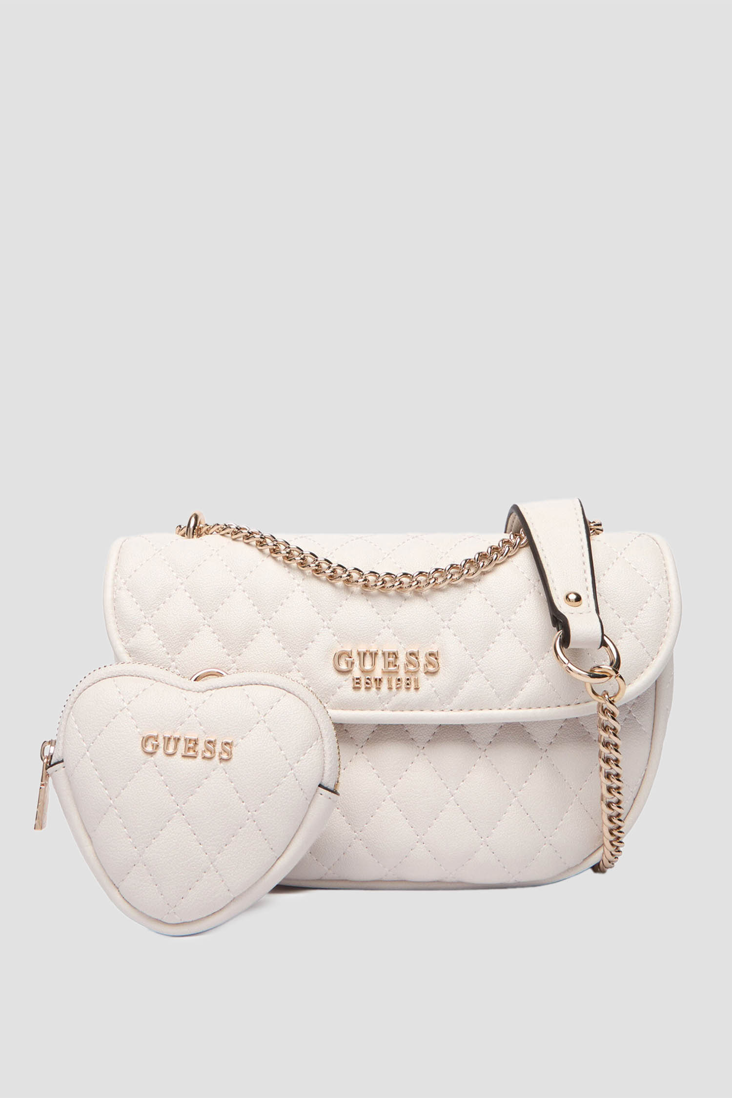 Жіноча біла сумка Guess HWQG98.94210;OFF