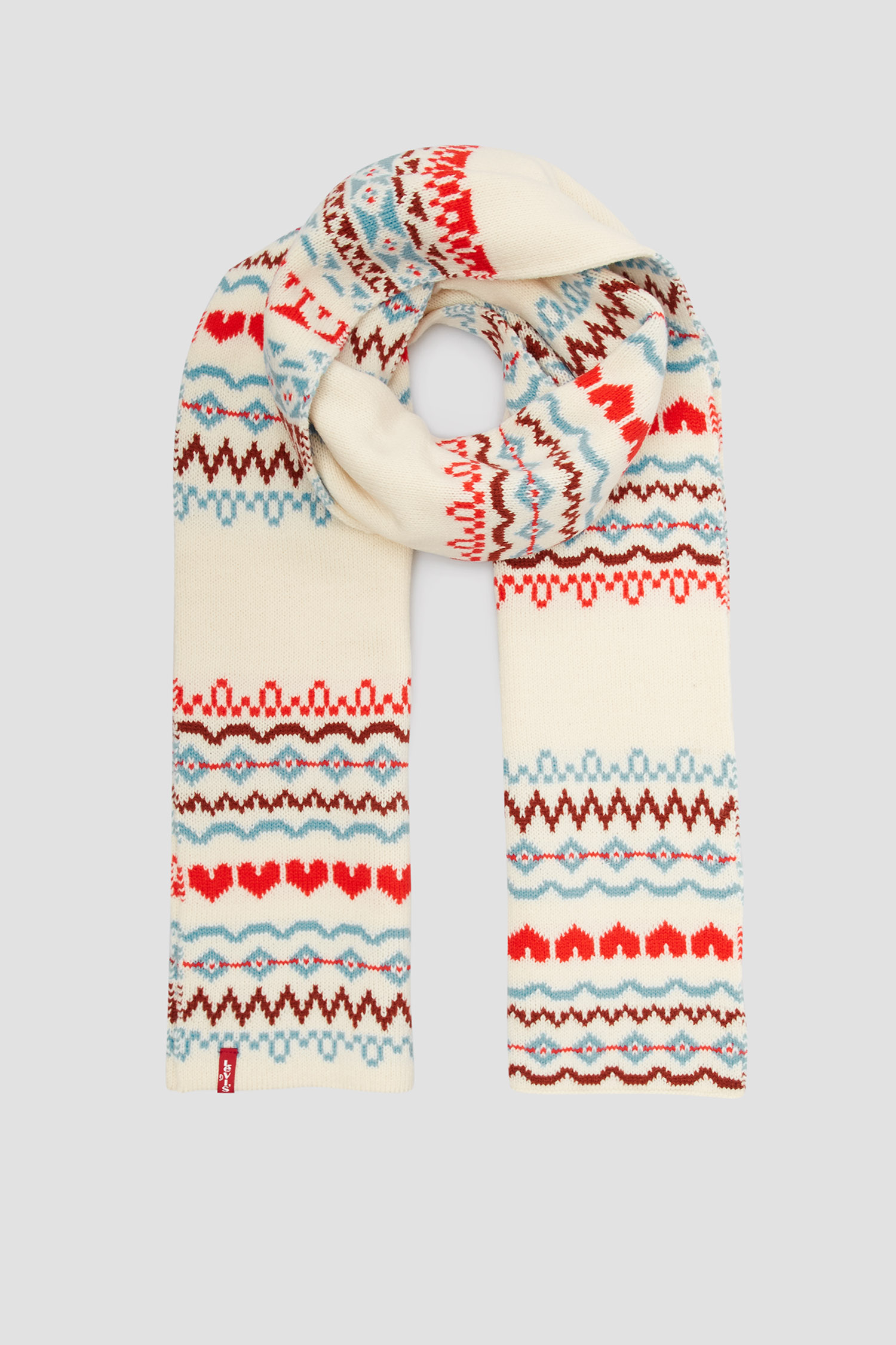 Жіночий білий шарф з візерунком Levi’s® 233770;11.72