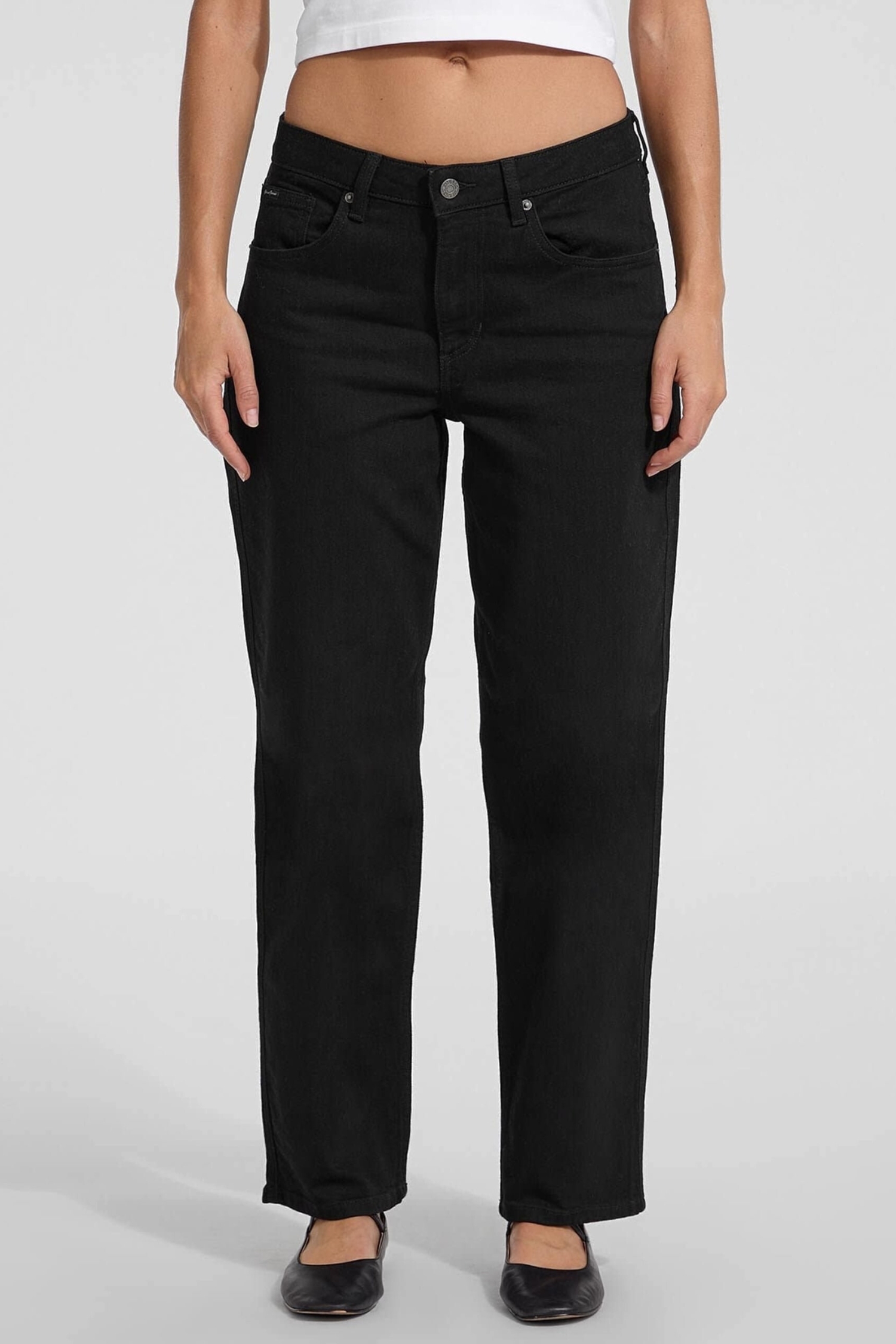 Женские черные джинсы Guess Jeans W5YA0I.D0141;BL4O