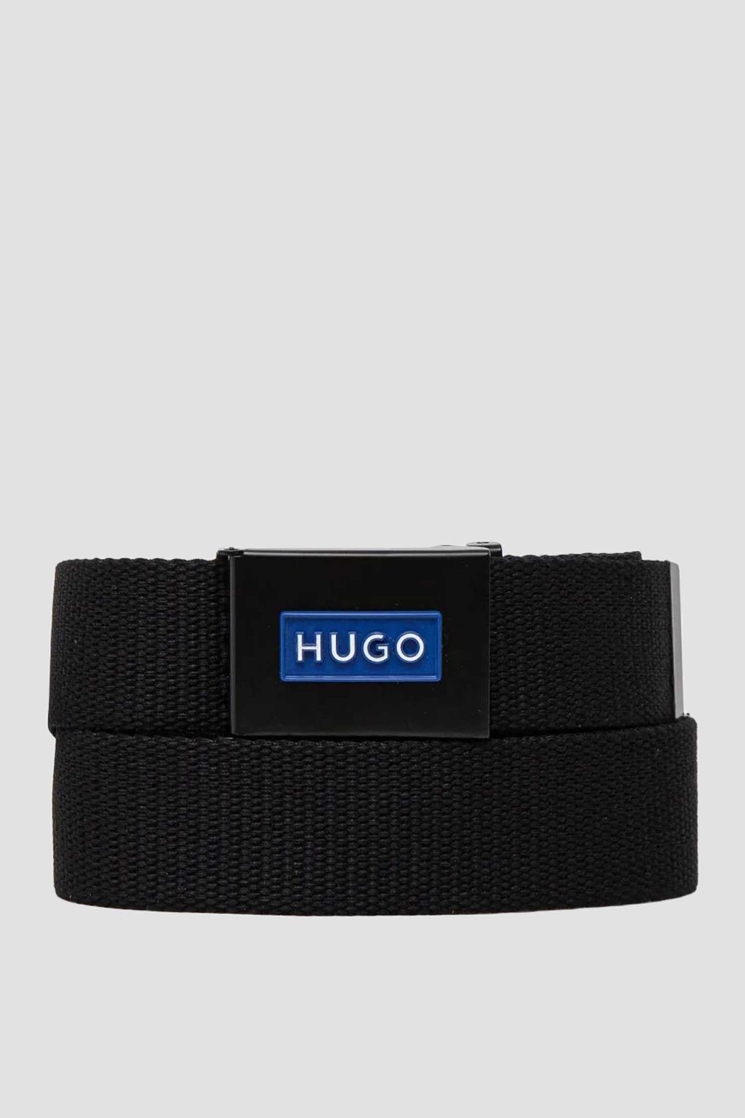 Жіночий чорний ремінь HUGO BLUE 50537339;001
