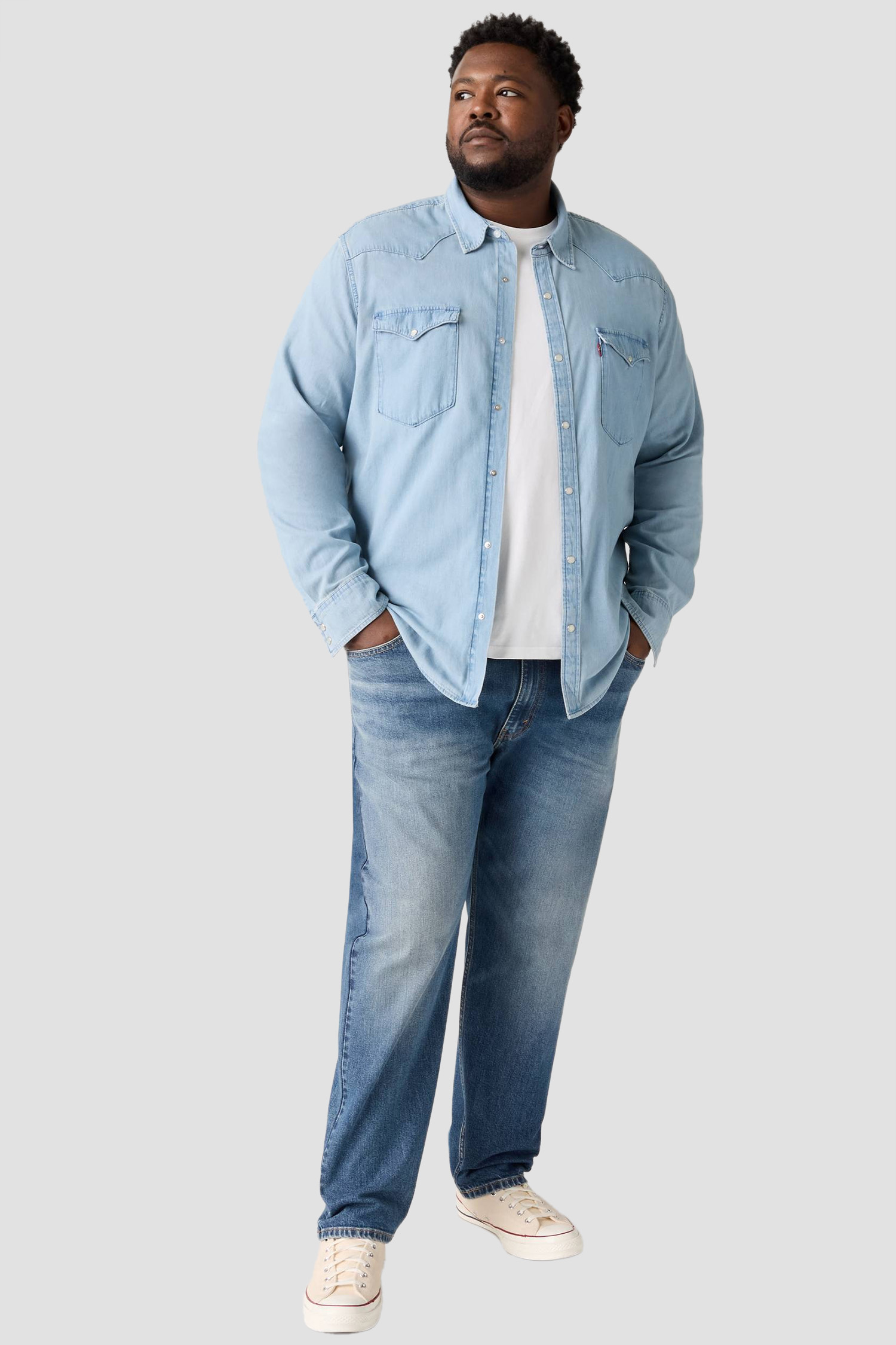 Мужские синие джинсы 502™ Taper Levi’s® 59684;0172