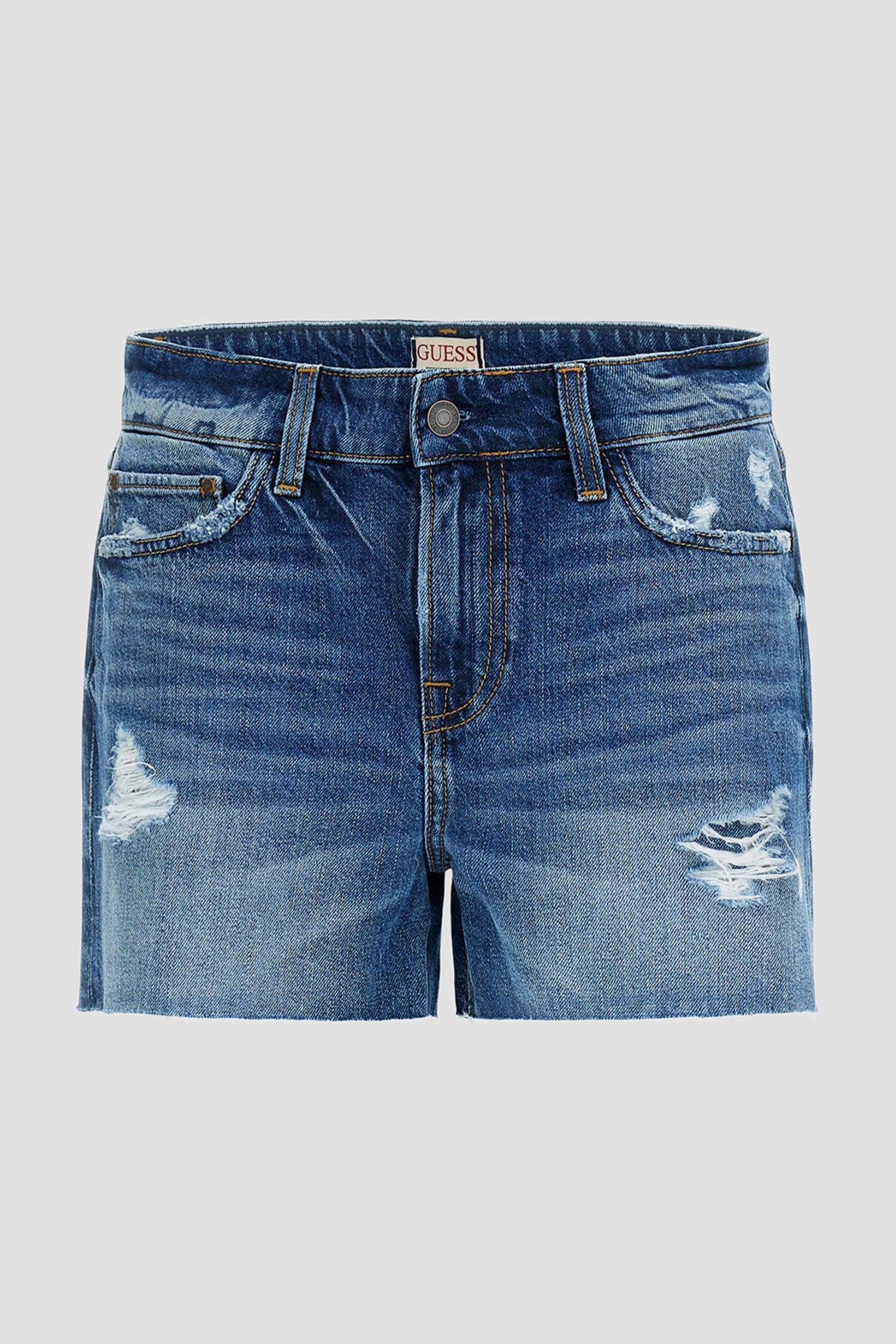 Женские синие джинсовые шорты Guess W3GD20.D4ZN1;BOO1