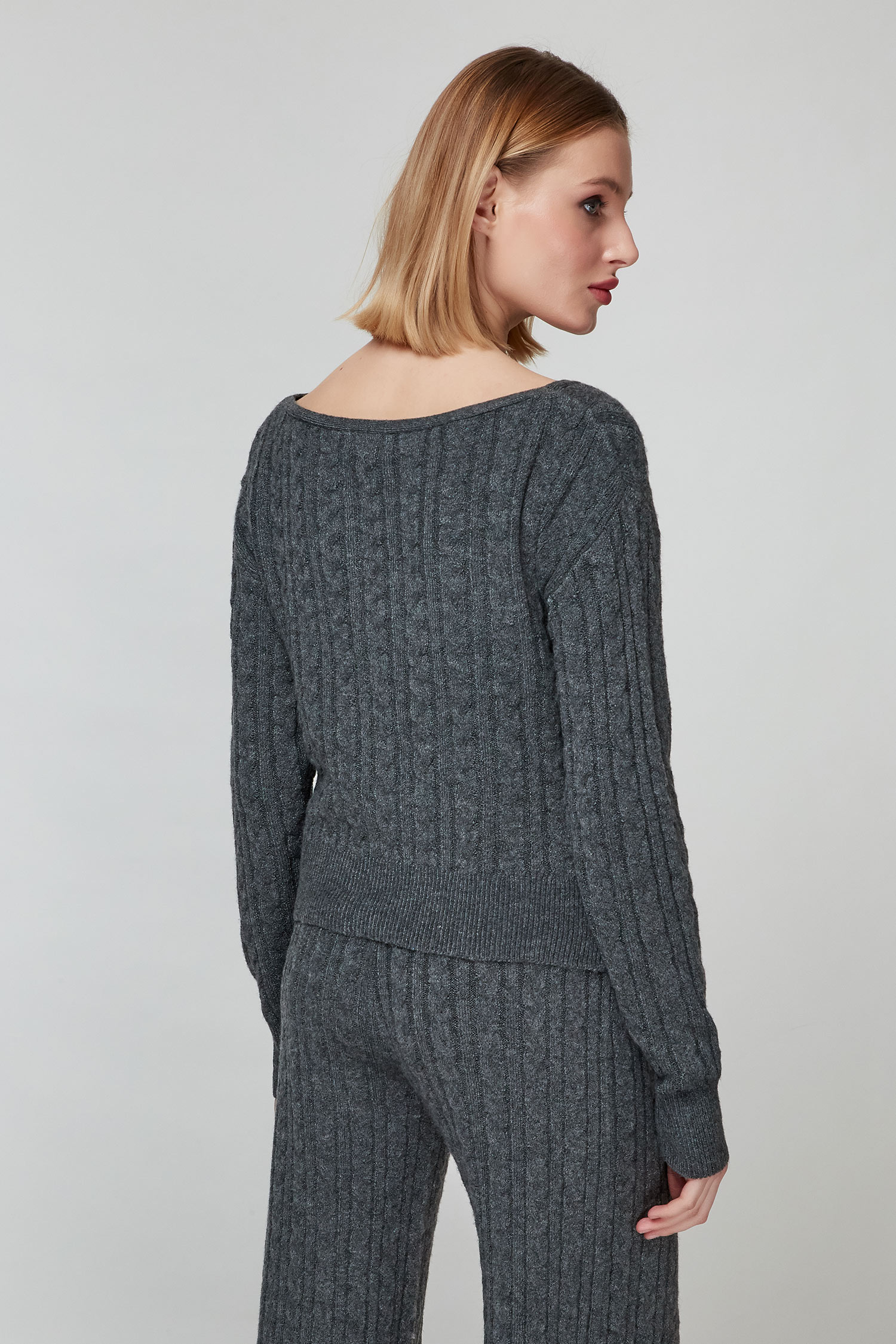 Женский серый джемпер Guess W1BR06.Z2QA0;F9G2