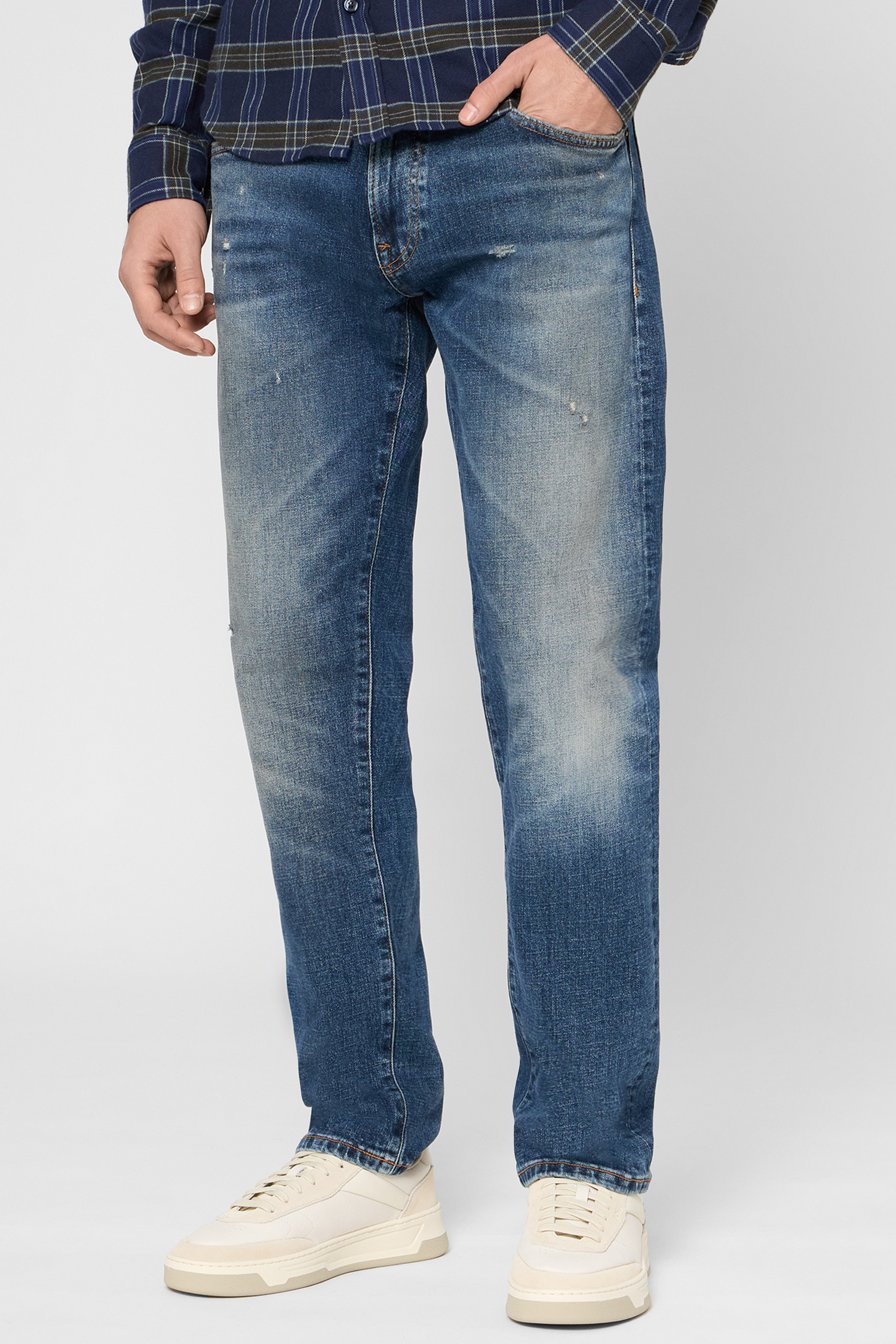 Мужские темно-синие джинсы BECKHAM x BOSS BOSS 50555696;411