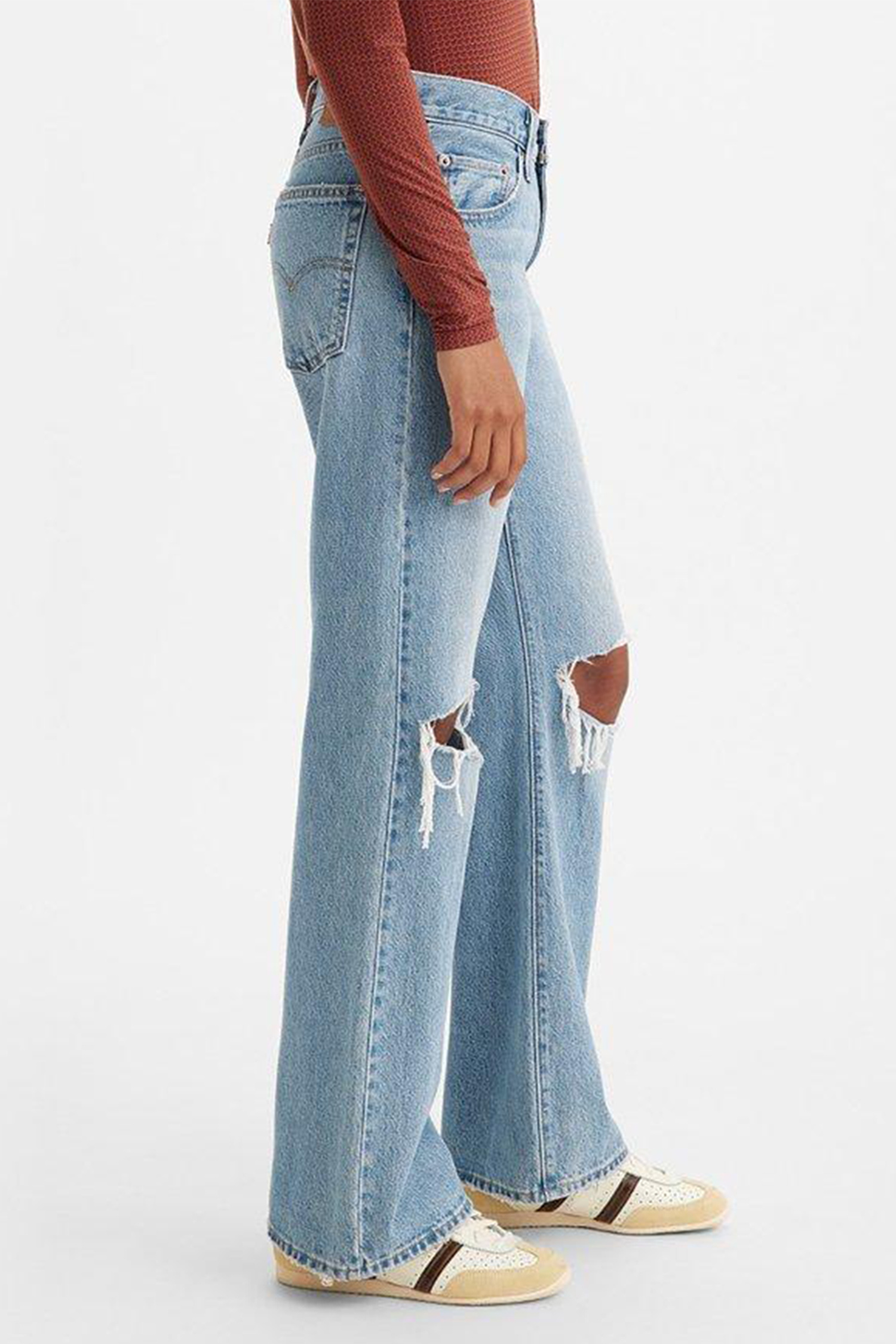 Жіночі блакитні джинси Baggy Bootcut Levi’s® A3495;0002