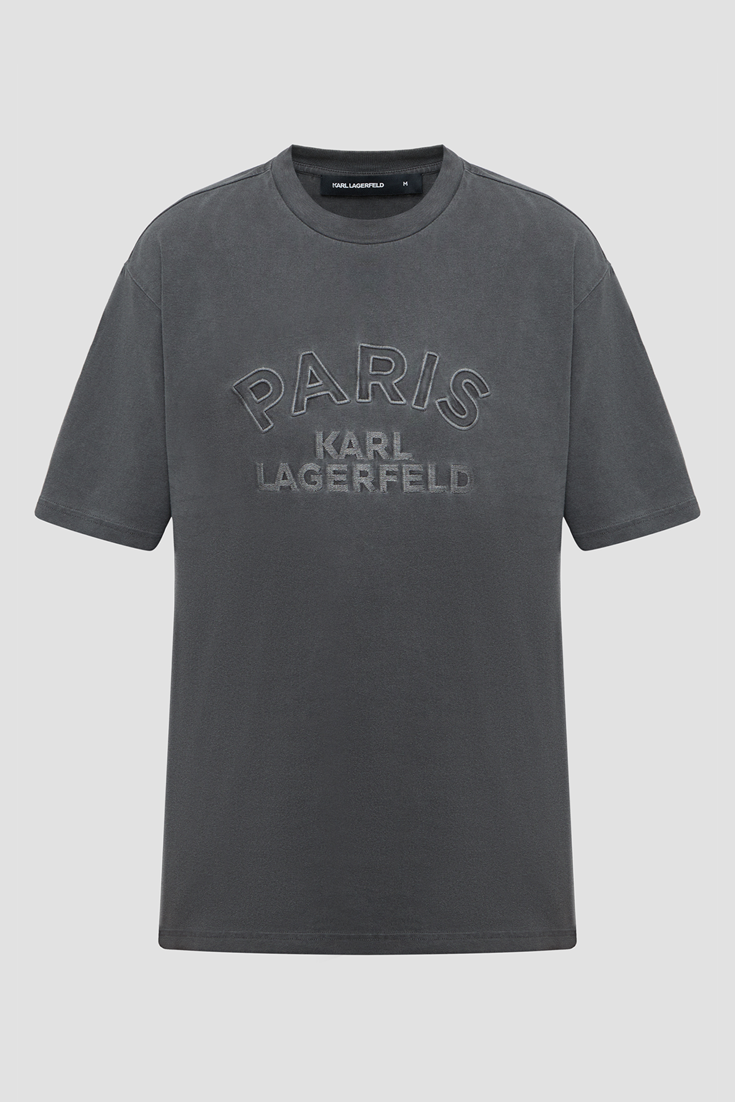 Мужская серая футболка Karl Lagerfeld 563250.755170;990