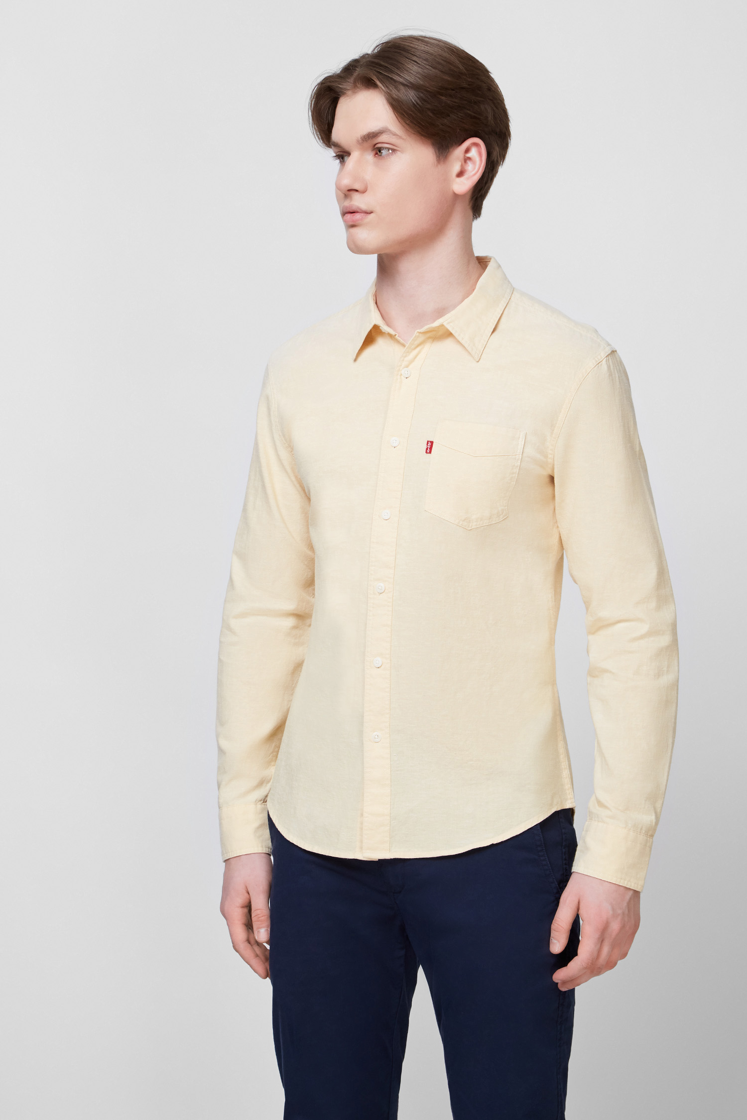 Светло-желтая рубашка для парней Levi’s® 86619;0045