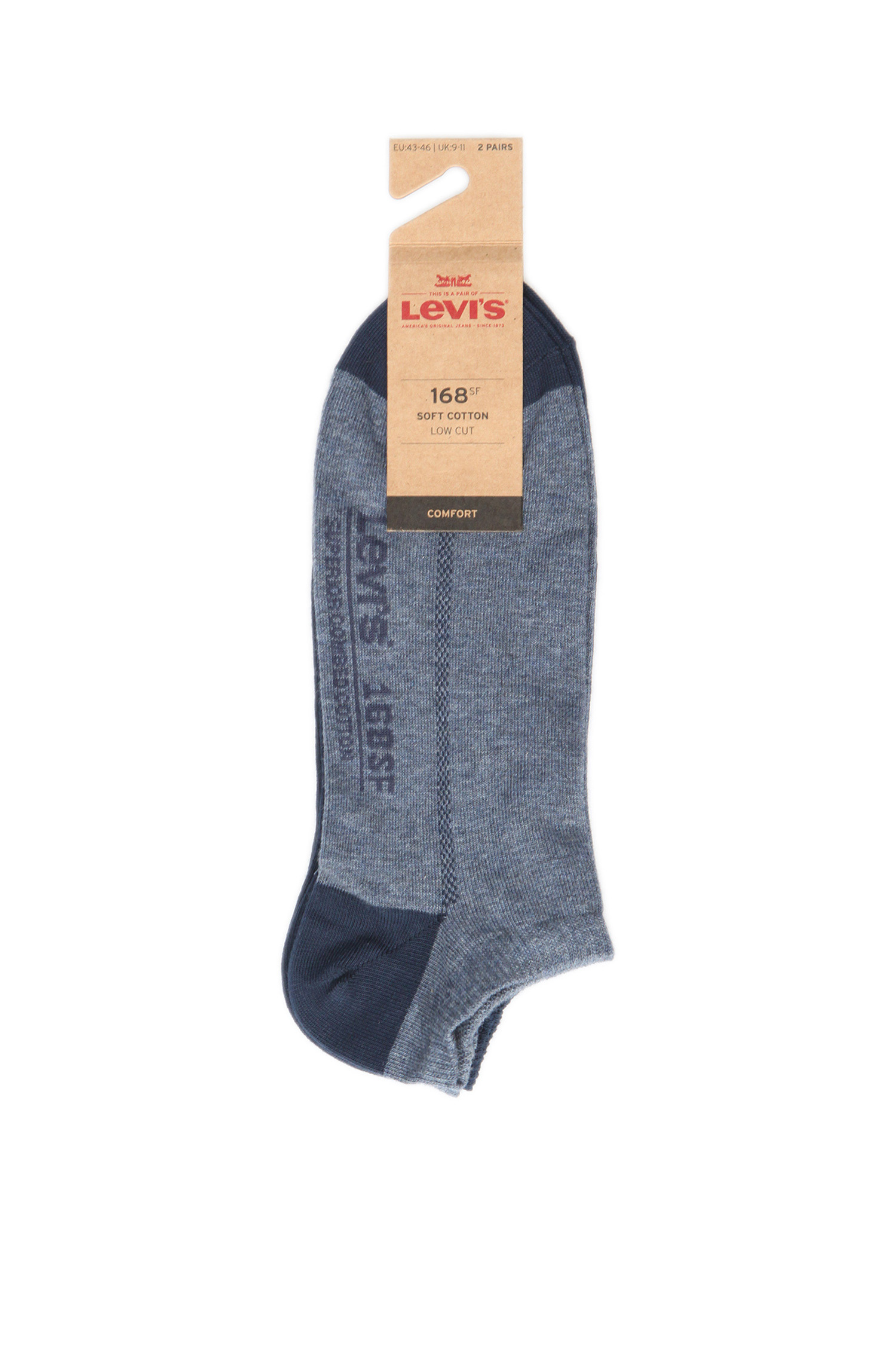Мужские синие носки (2 пары) Levi’s® 43002001;824