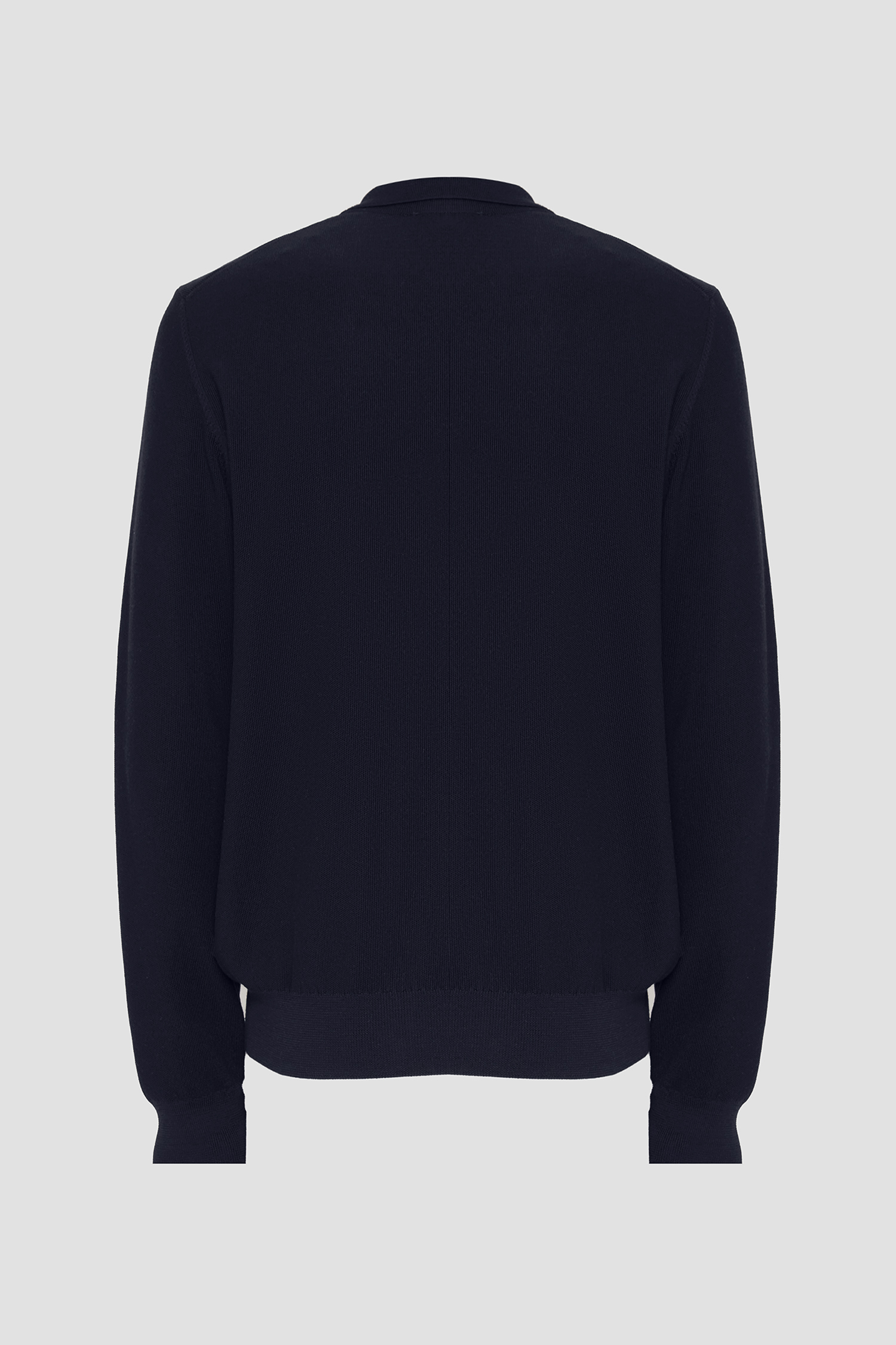 Мужской темно-синий шерстяной кардиган BOSS 50543272;404