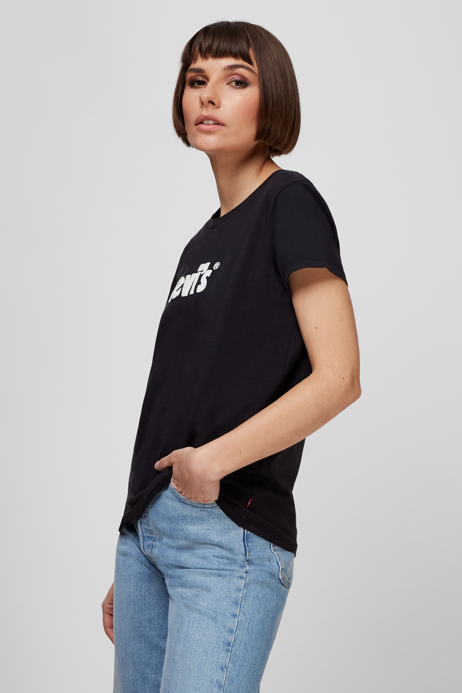 Женская черная футболка Levi’s® 17369;1756