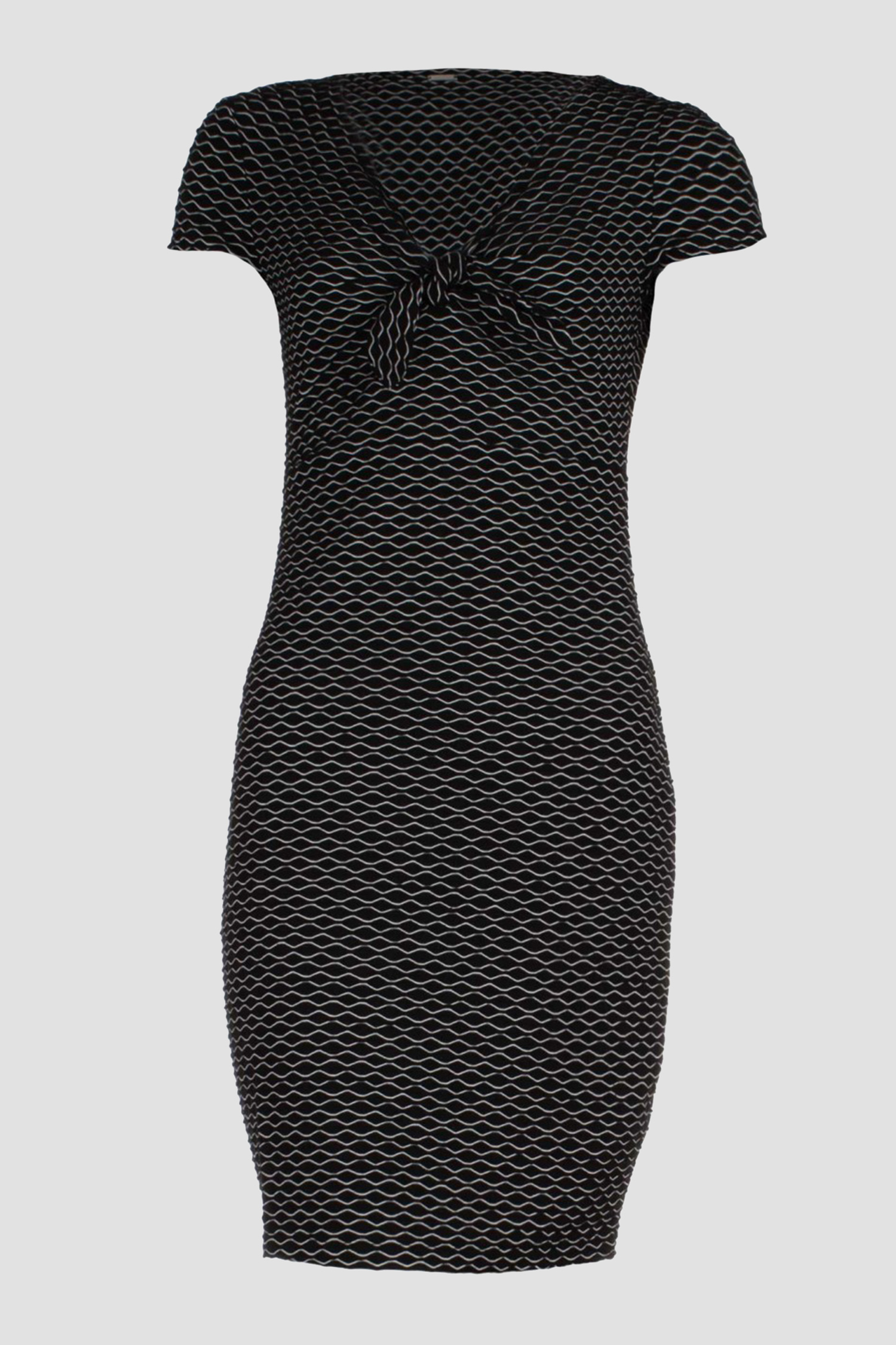Женское черное платье с узором Guess W92K0X.K8J40;JBLK