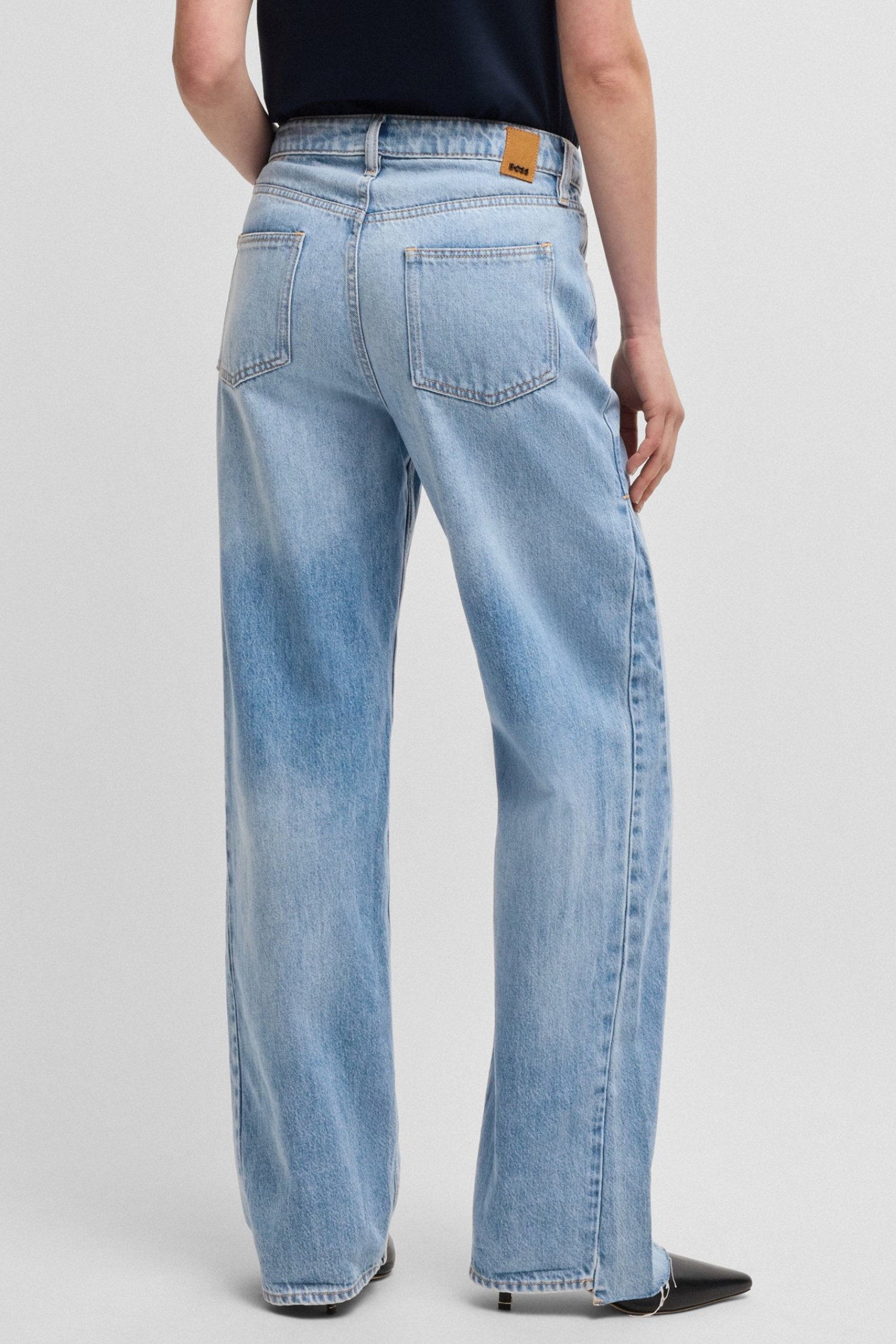 Женские голубые джинсы BOSS 50536589;405