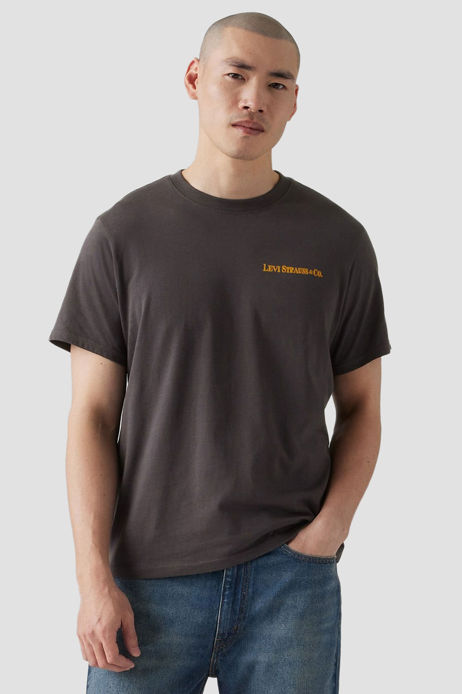 Чоловіча темно-сіра футболка Levi’s® 16143;1947