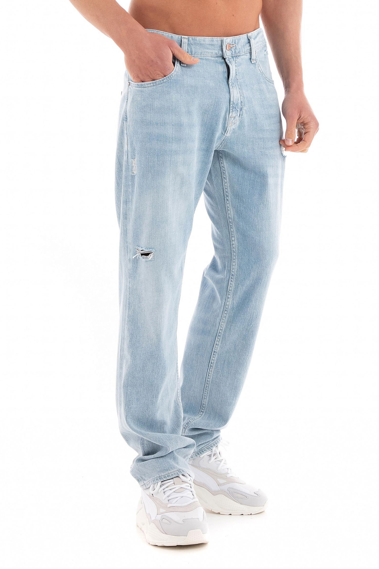 Мужские голубые джинсы Guess M3GA31.D4Z52;DDR1