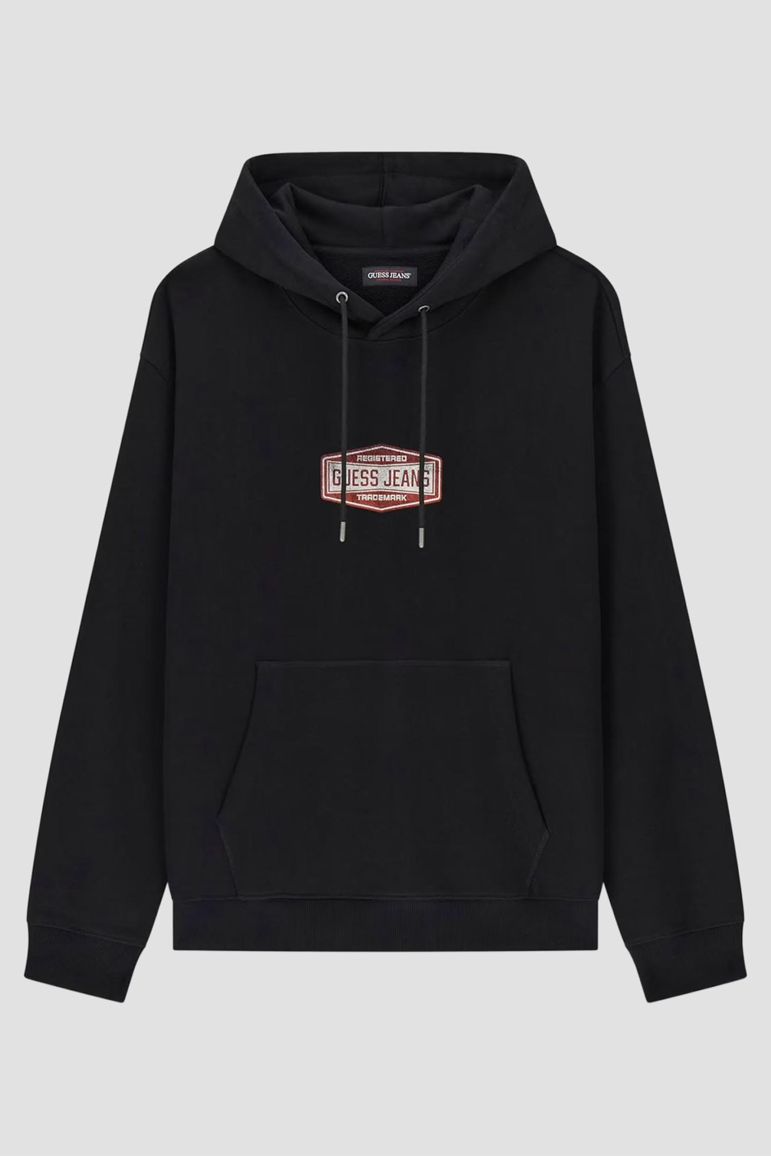 Чоловіче чорне худі Guess Jeans M6RQ25.KCPR1;JBLK
