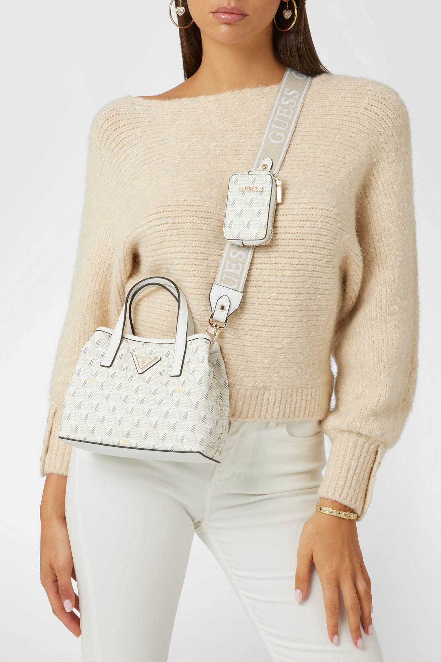 Жіноча сумка з візерунком Guess HWJT93.44750;STL