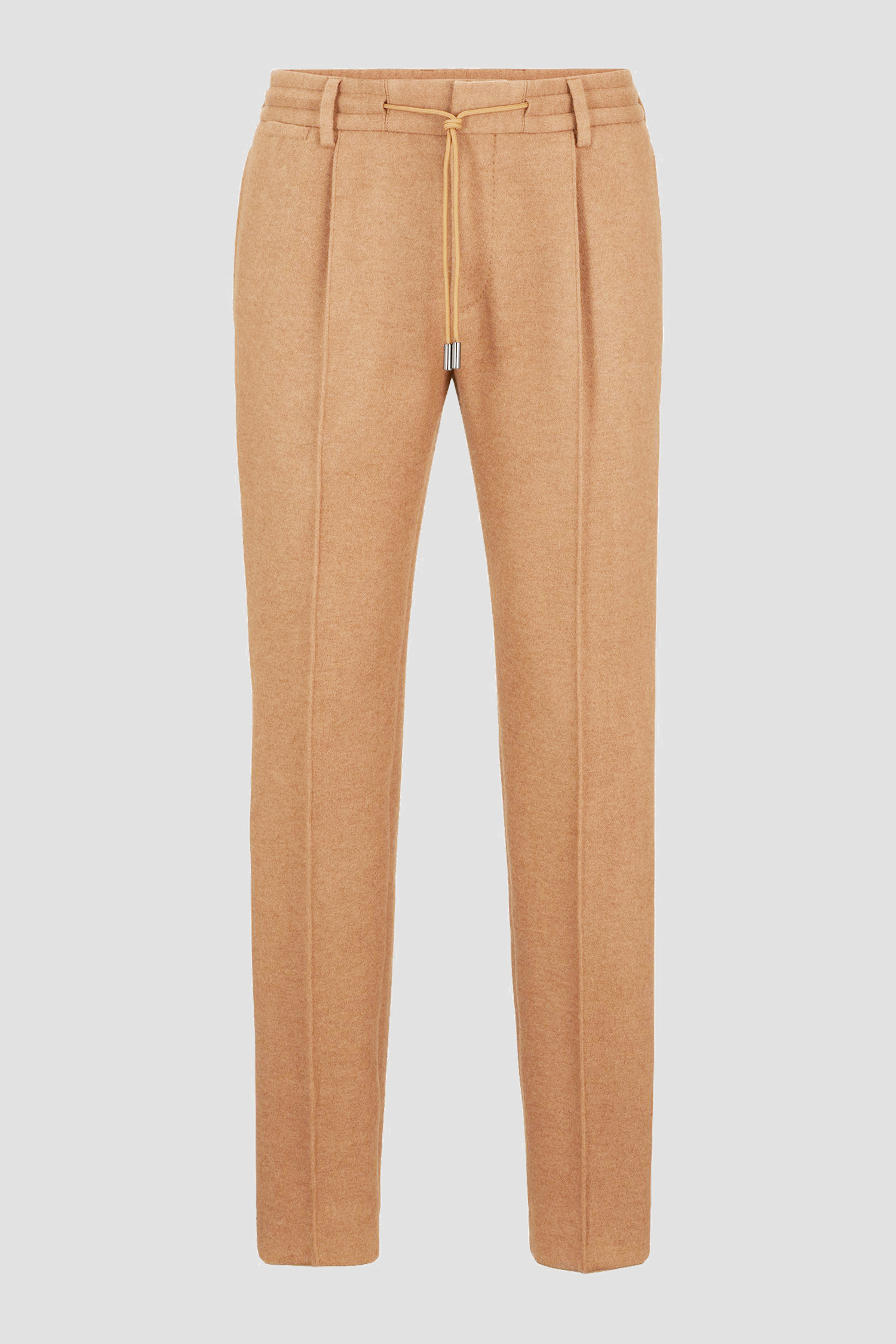 Мужские бежевые шерстяные брюки BOSS 50502376;260