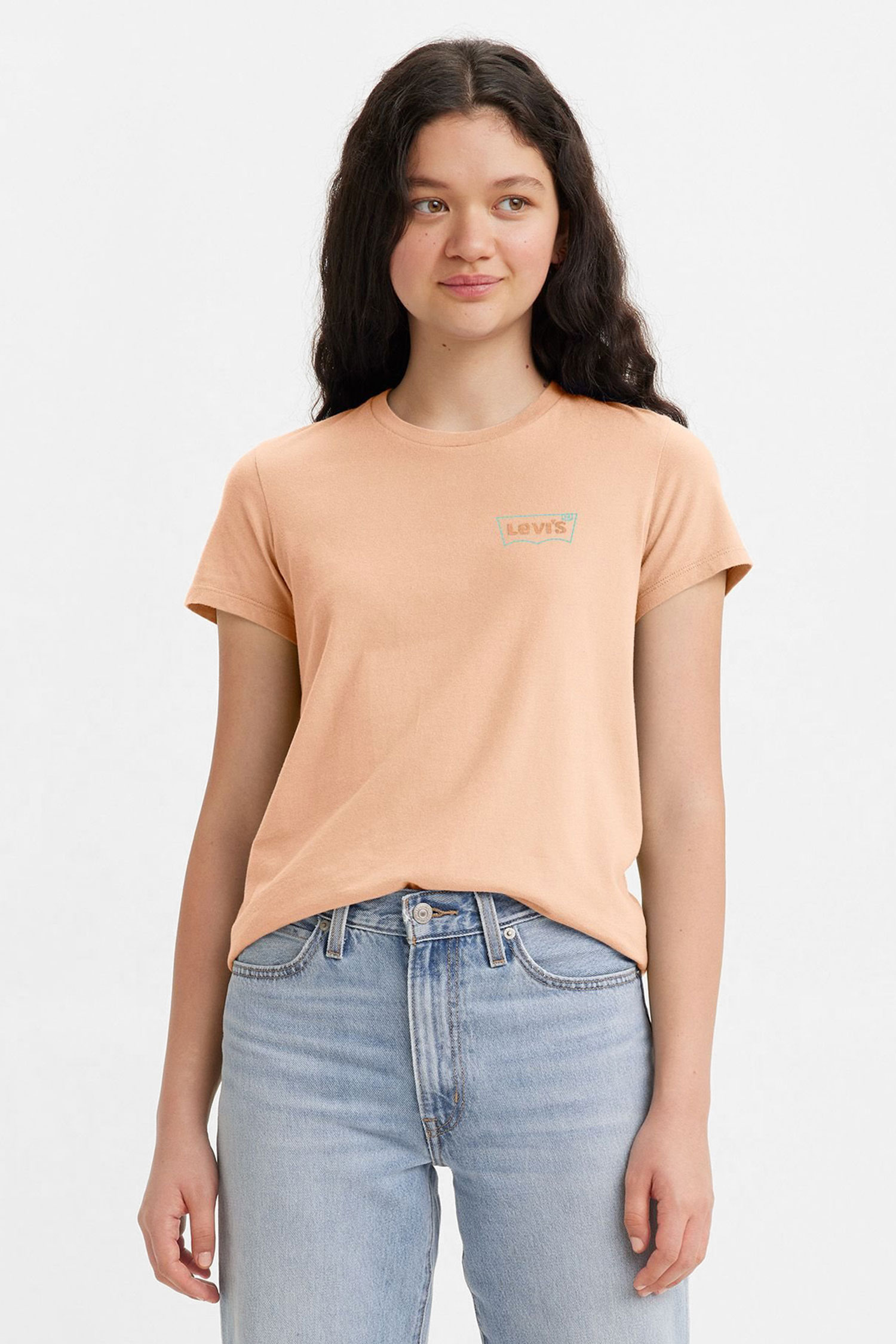 Женская персиковая футболка Levi’s® 17369;2456