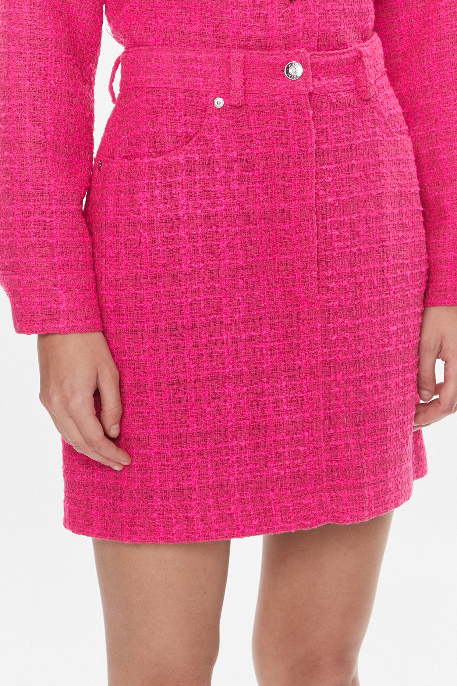 Жіноча рожева твідова спідниця HUGO 50508664;967