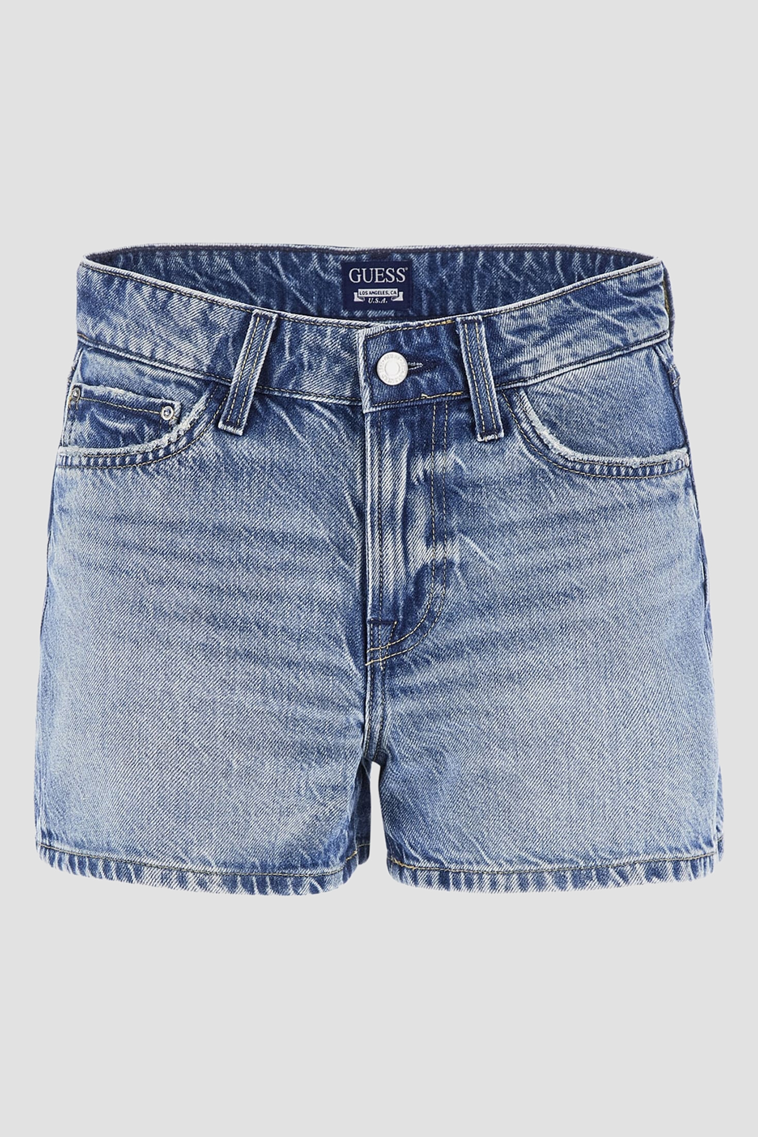 Жіночі блакитні джинсові шорти Guess W4GD20.D5B64;H4M3