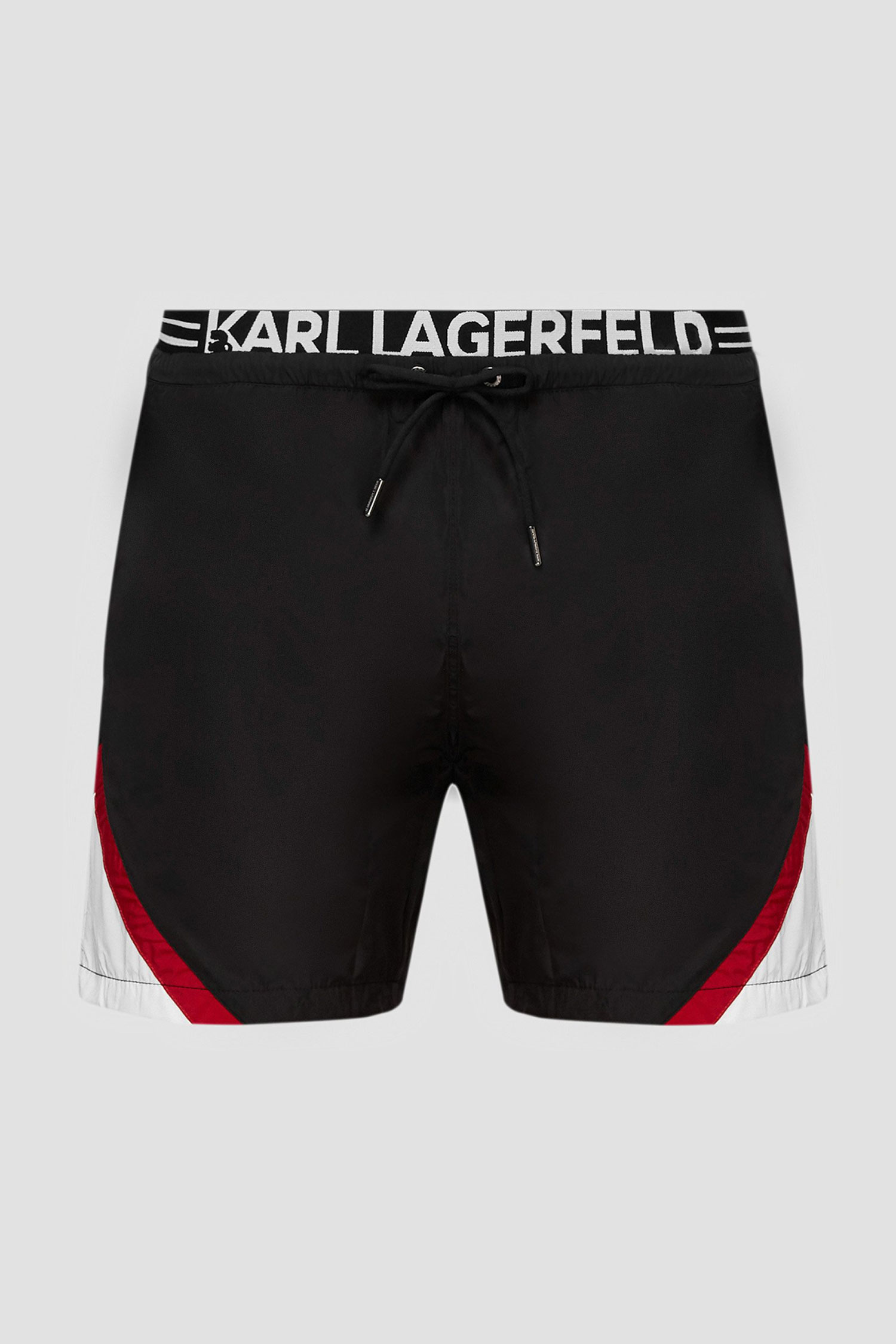 Мужские черные плавательные шорты Karl Lagerfeld KL20MBM05;Black