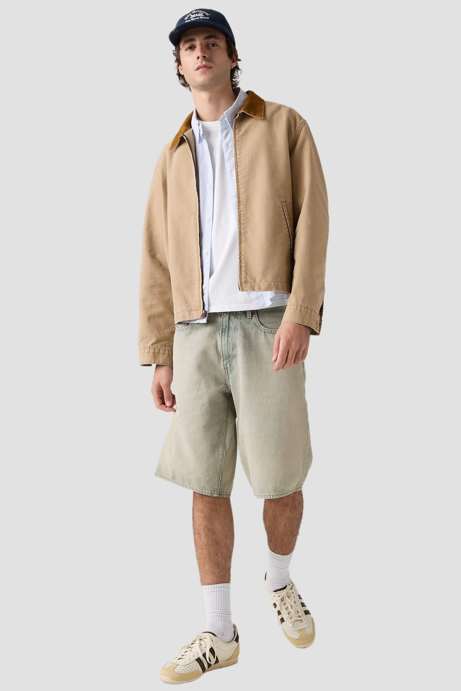 Чоловічі бежеві джинсові шорти 478 Baggy Levi’s® 001JM;0013